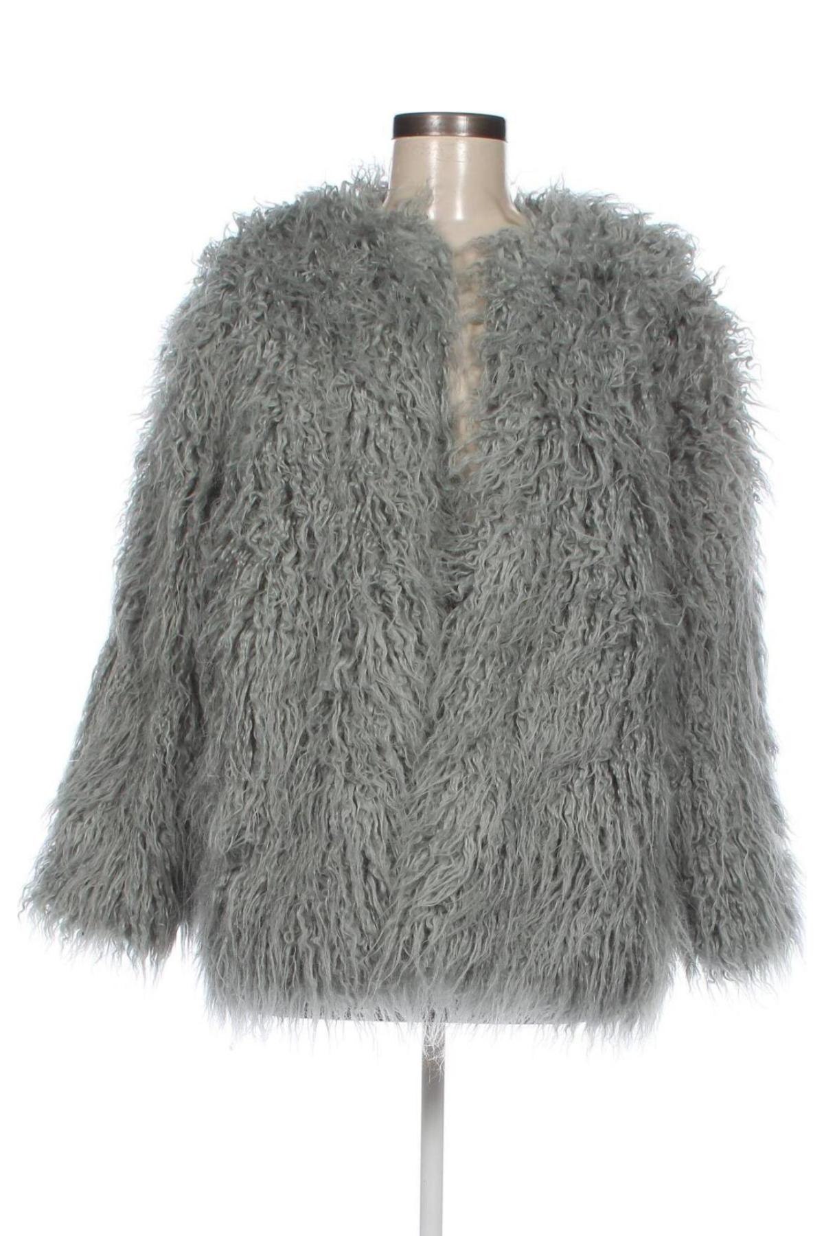 Дамско палто H&M, Размер L, Цвят Зелен, Цена 63,13 лв.