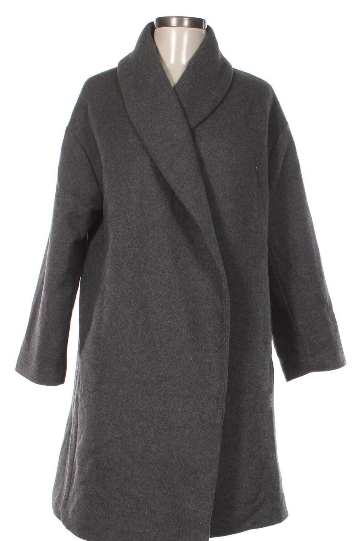 Дамско палто H&M Conscious Collection, Размер M, Цвят Сив, Цена 48,15 лв.