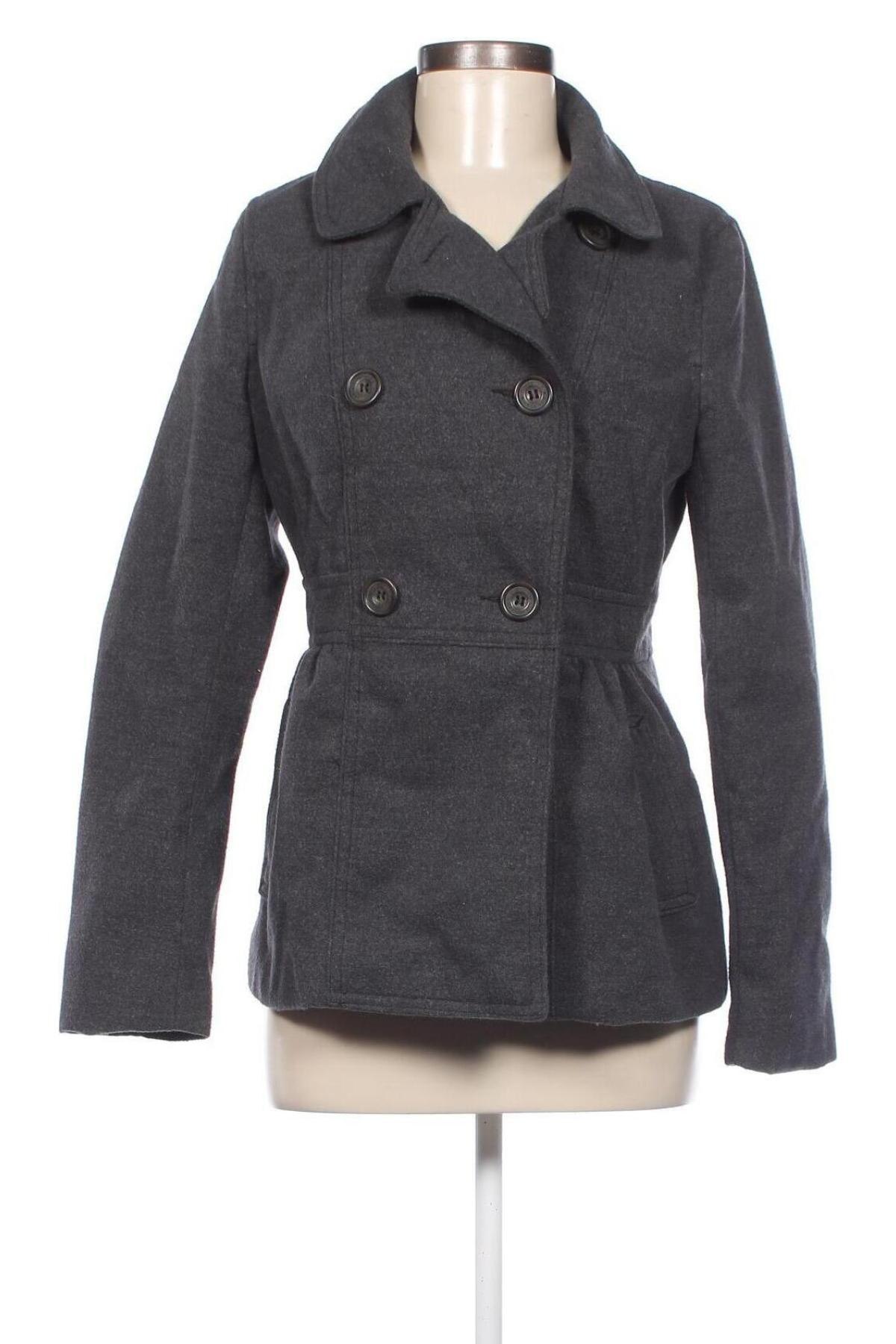 Γυναικείο παλτό H&M Divided, Μέγεθος M, Χρώμα Γκρί, Τιμή 27,80 €