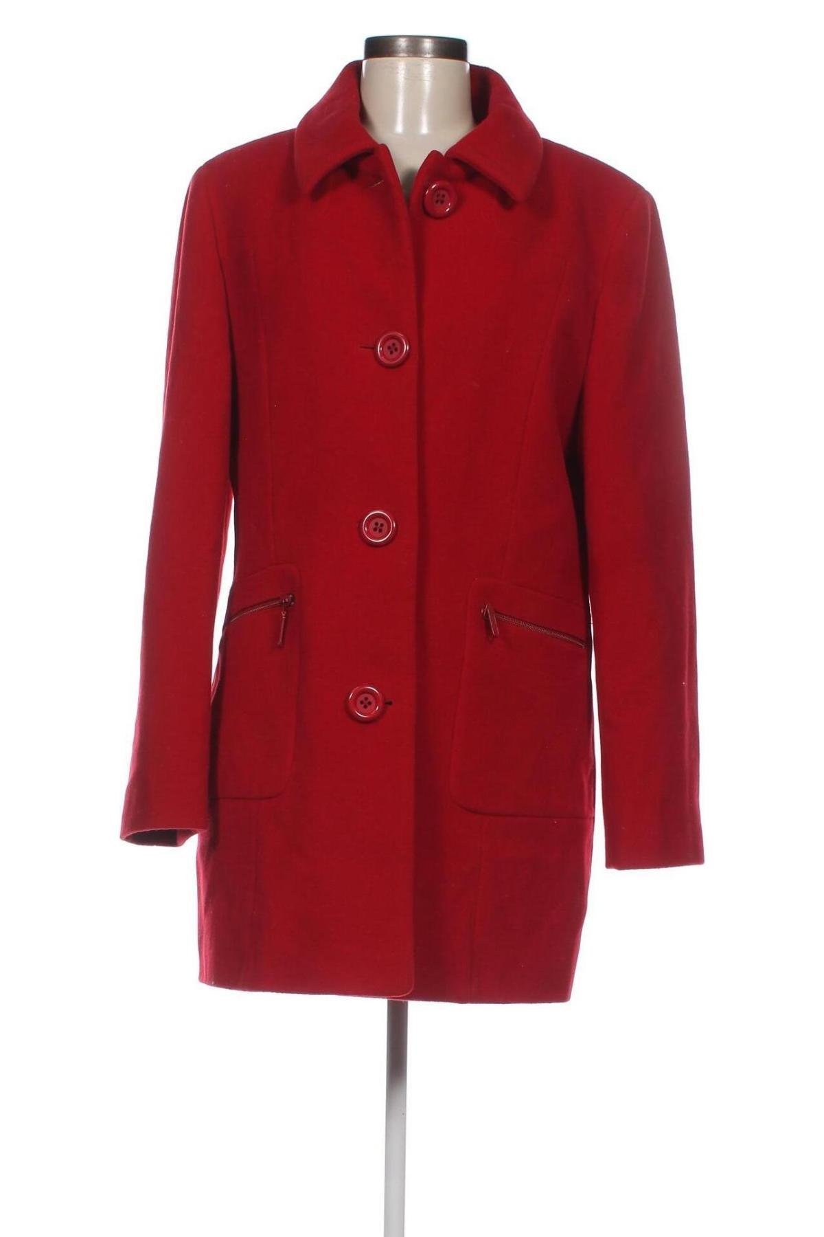 Γυναικείο παλτό In Linea, Μέγεθος M, Χρώμα Κόκκινο, Τιμή 22,06 €