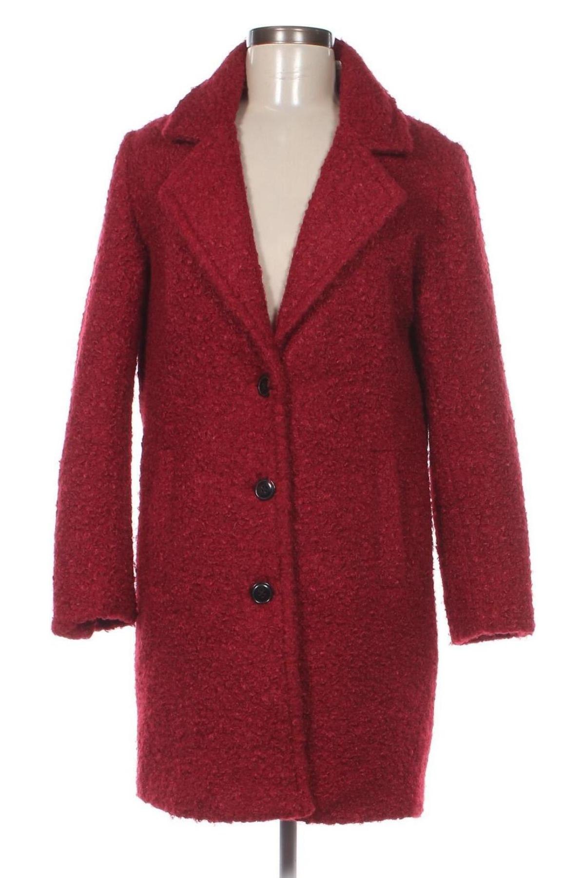 Γυναικείο παλτό Jean Pascale, Μέγεθος S, Χρώμα Κόκκινο, Τιμή 35,74 €