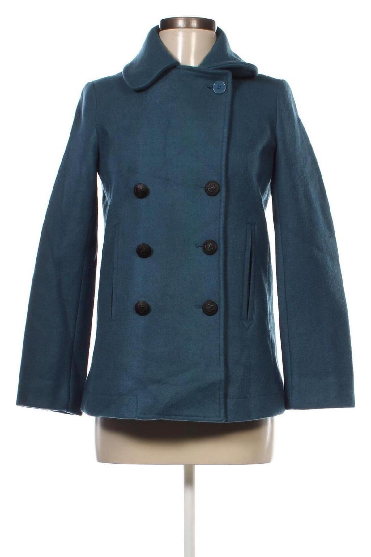 Дамско палто Joe Fresh, Размер XS, Цвят Син, Цена 48,15 лв.