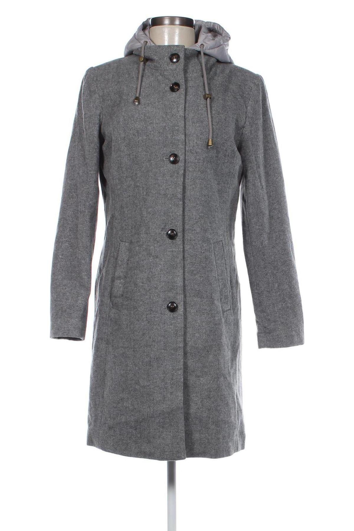 Дамско палто John Baner, Размер M, Цвят Сив, Цена 29,96 лв.