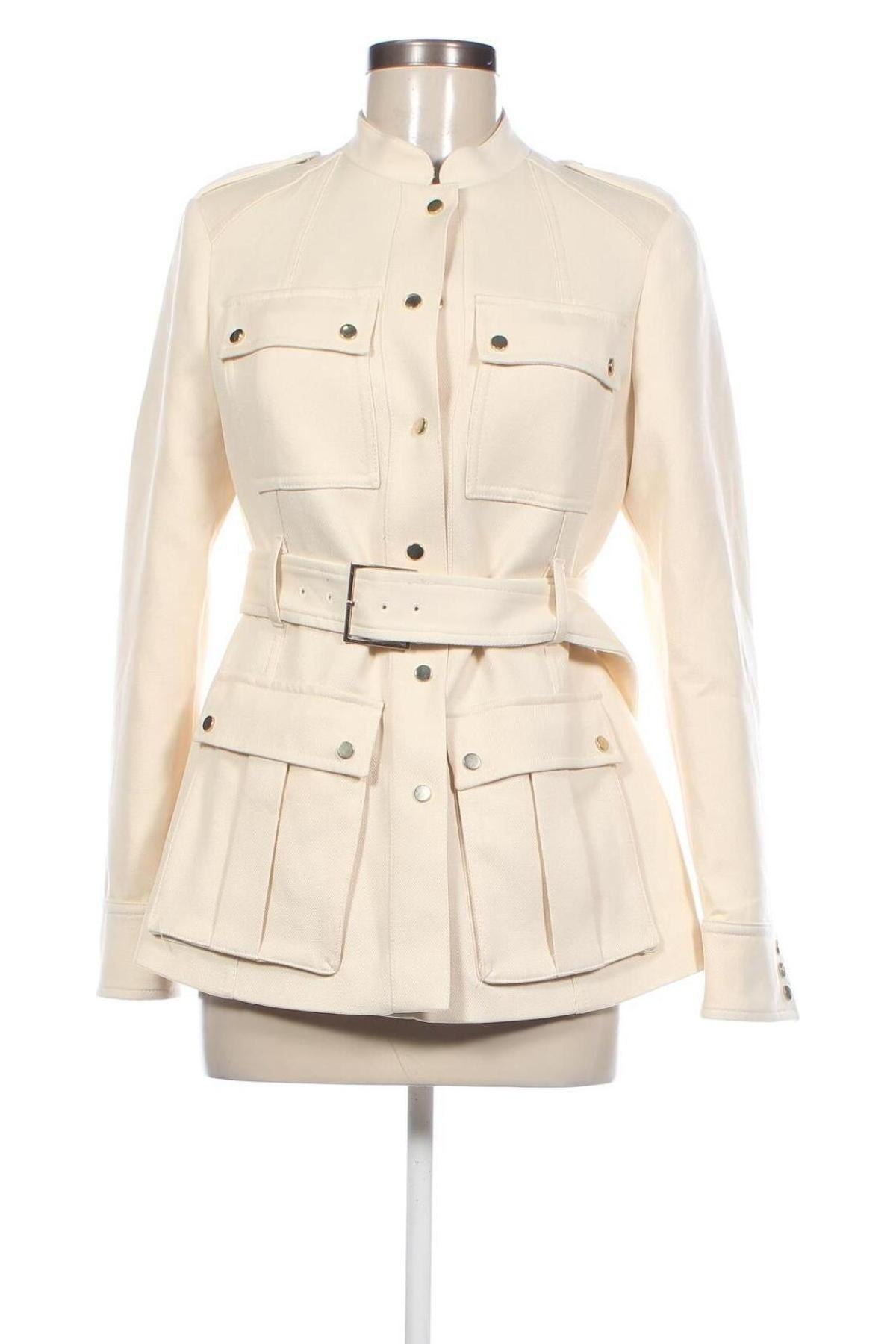Дамско палто Karen Millen, Размер M, Цвят Екрю, Цена 354,75 лв.