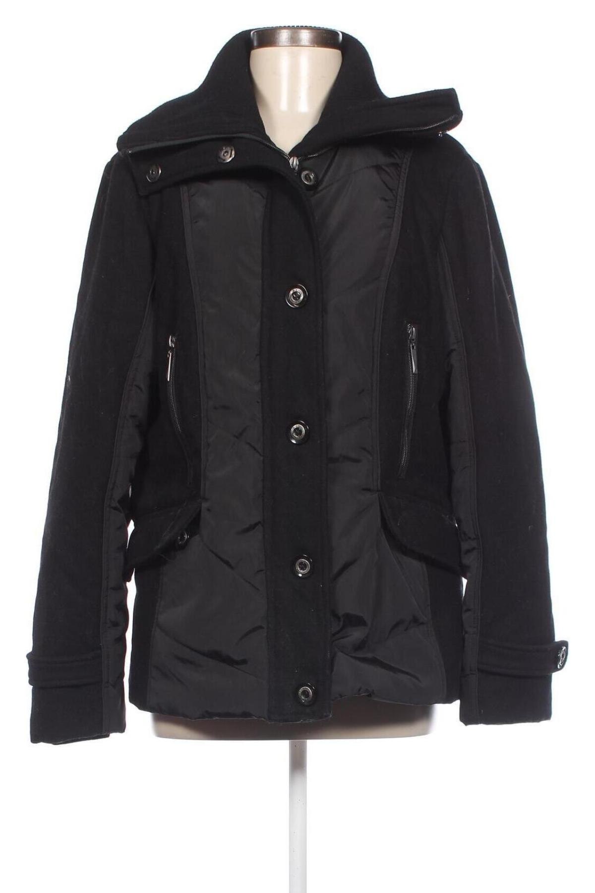 Γυναικείο παλτό Lisa Tossa, Μέγεθος XL, Χρώμα Μαύρο, Τιμή 12,27 €