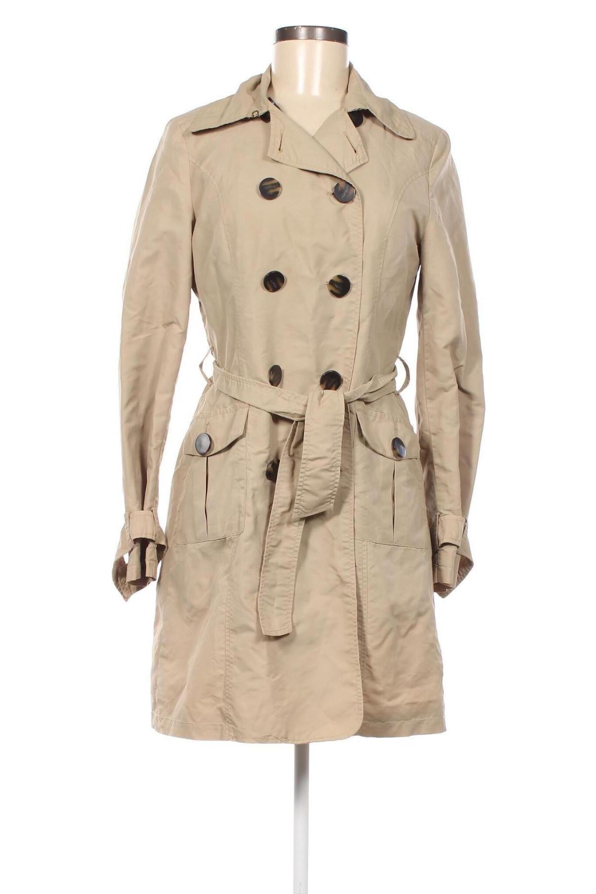 Дамско палто Mango, Размер M, Цвят Бежов, Цена 50,47 лв.