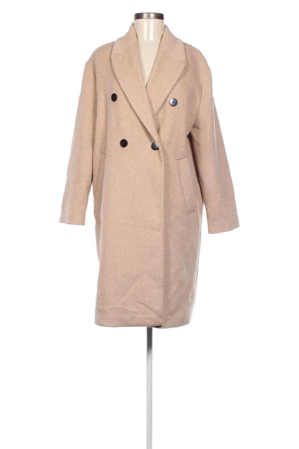 Γυναικείο παλτό Mango, Μέγεθος M, Χρώμα  Μπέζ, Τιμή 34,40 €
