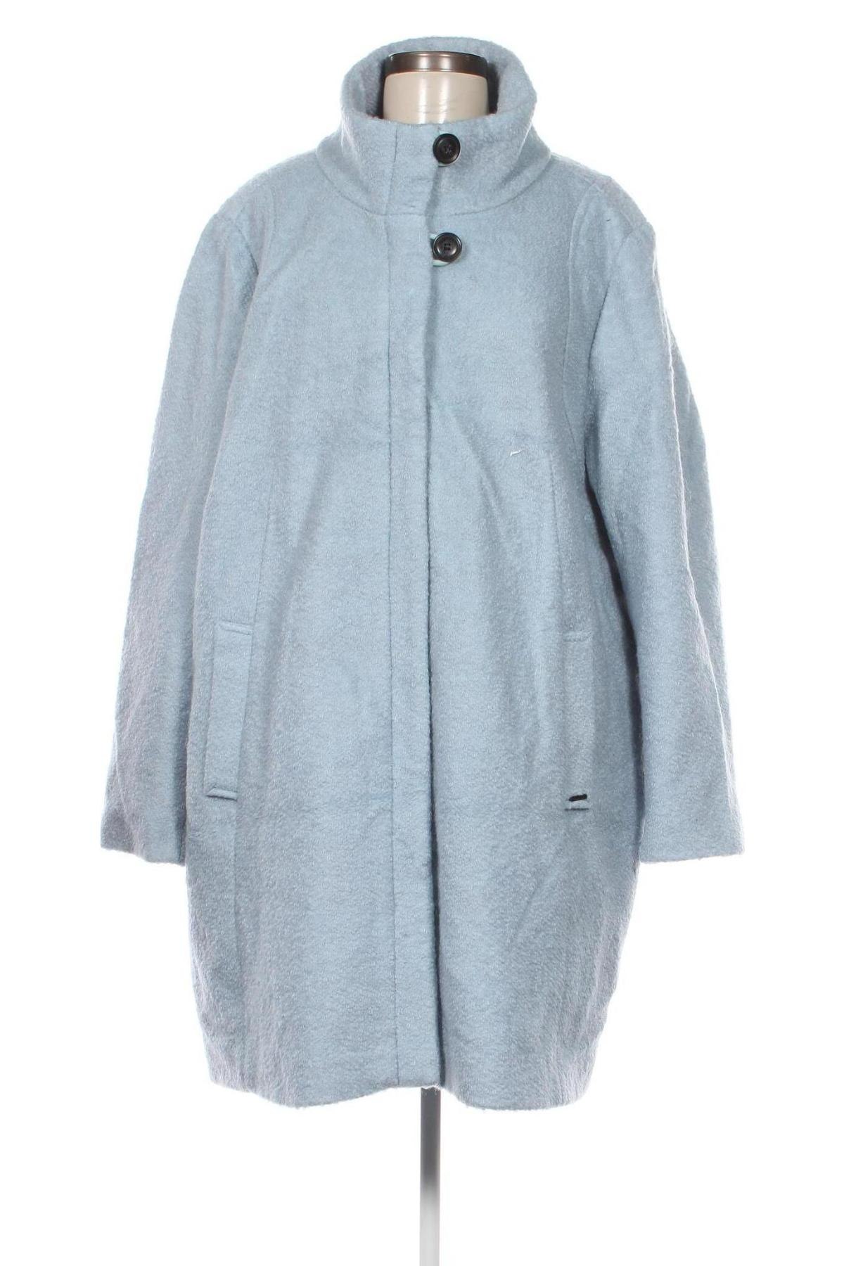 Γυναικείο παλτό Ms Mode, Μέγεθος M, Χρώμα Μπλέ, Τιμή 26,48 €