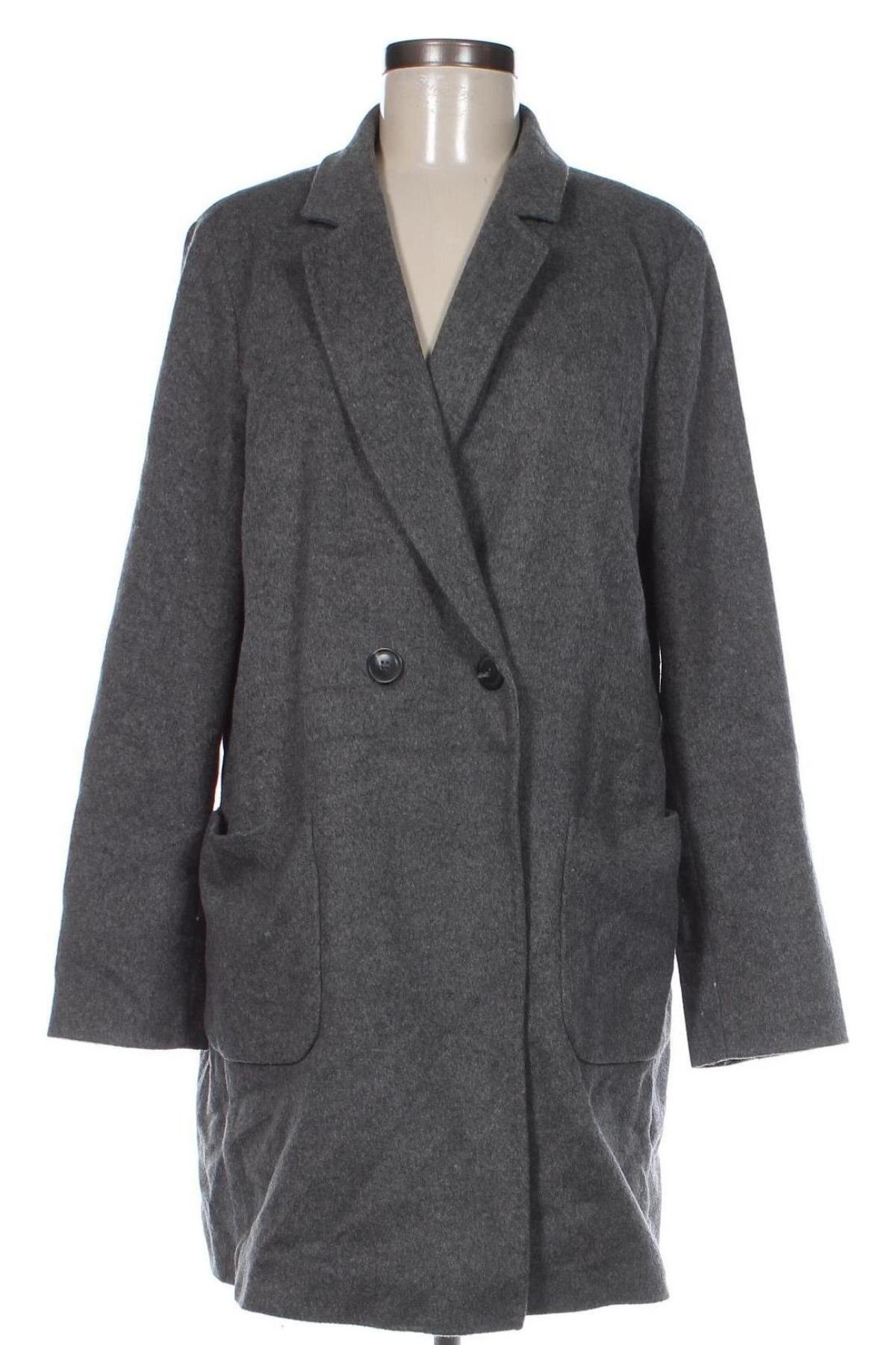 Дамско палто Nvsco 2107, Размер L, Цвят Сив, Цена 47,60 лв.