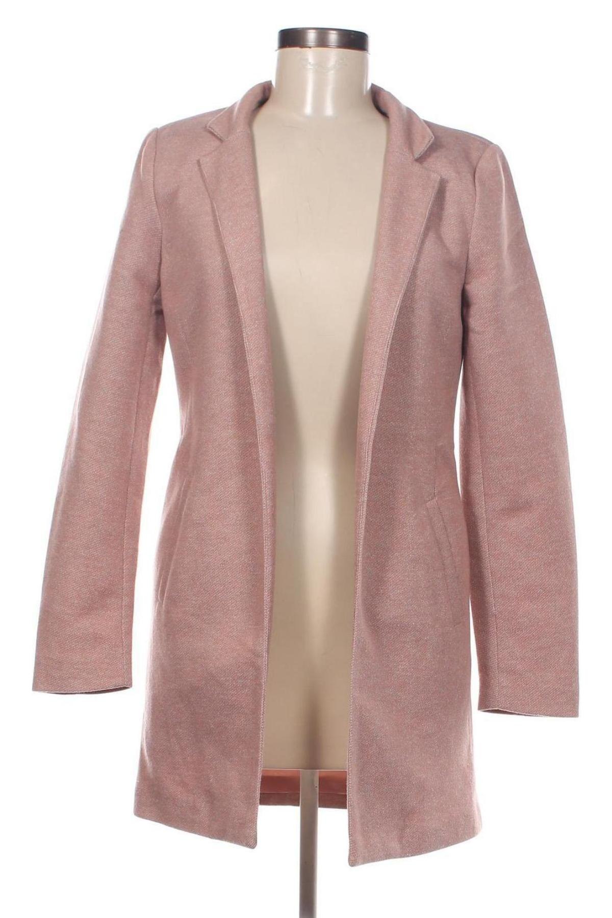 Dámsky kabát  ONLY, Veľkosť XS, Farba Popolavo ružová, Cena  25,05 €