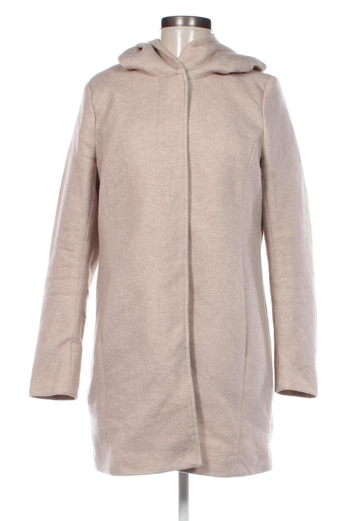 Γυναικείο παλτό ONLY, Μέγεθος L, Χρώμα  Μπέζ, Τιμή 26,21 €