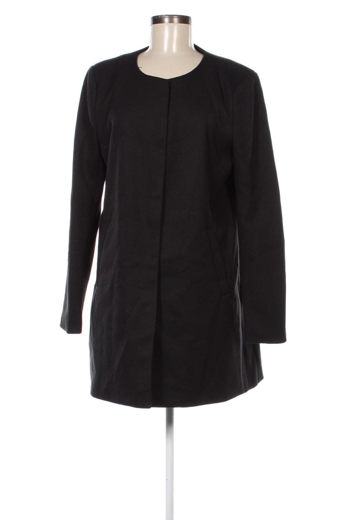 Дамско палто ONLY, Размер XL, Цвят Черен, Цена 24,00 лв.