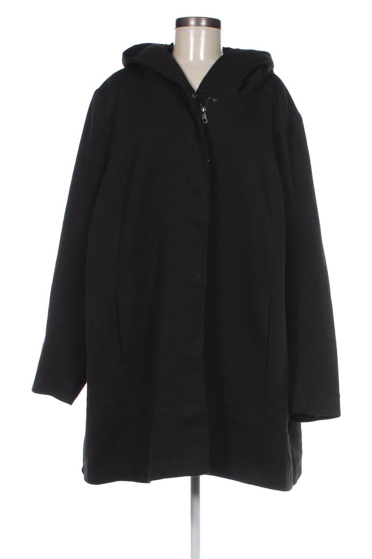 Γυναικείο παλτό ONLY Carmakoma, Μέγεθος XL, Χρώμα Μαύρο, Τιμή 30,68 €