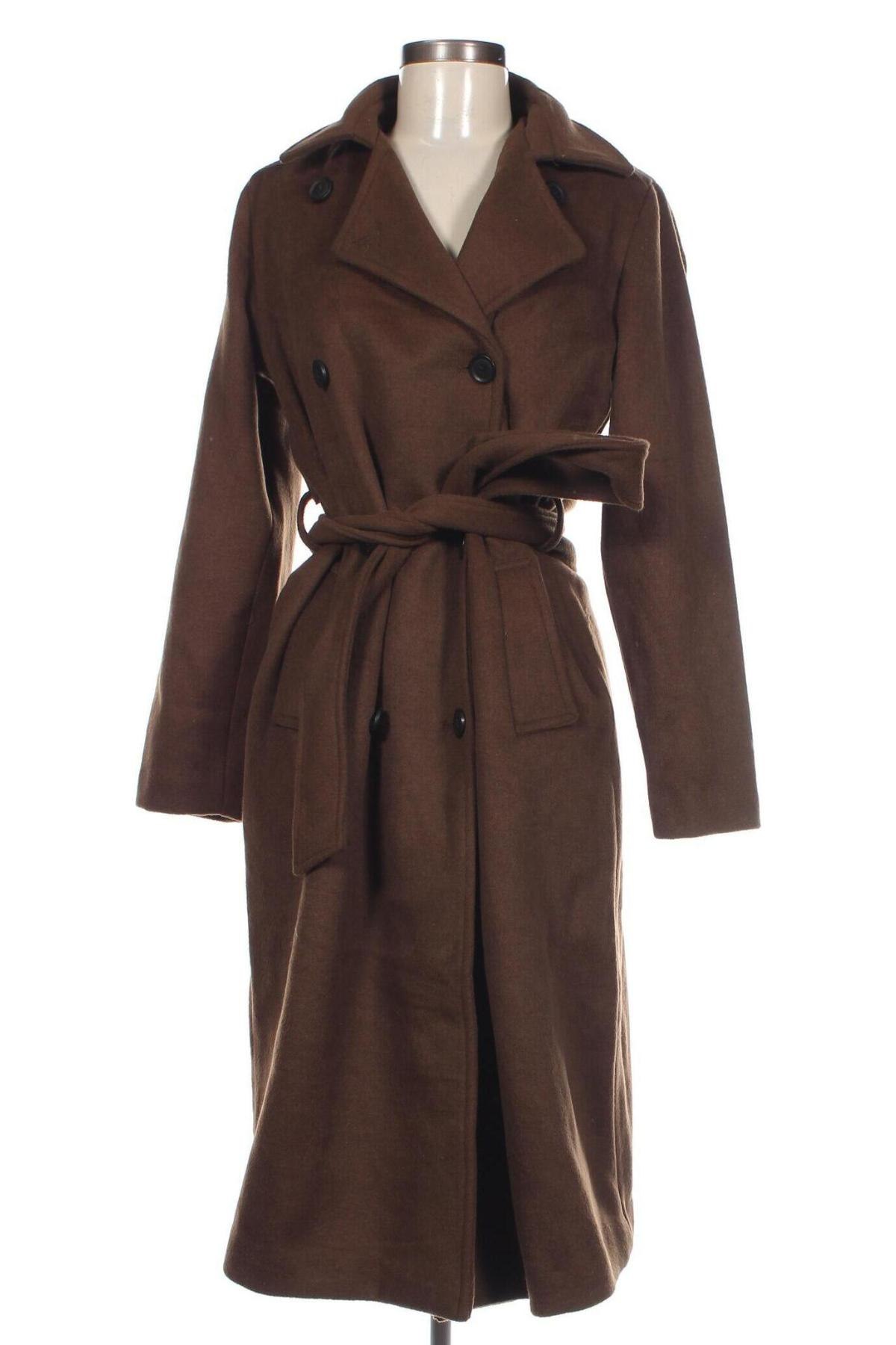 Дамско палто Object, Размер M, Цвят Кафяв, Цена 99,60 лв.