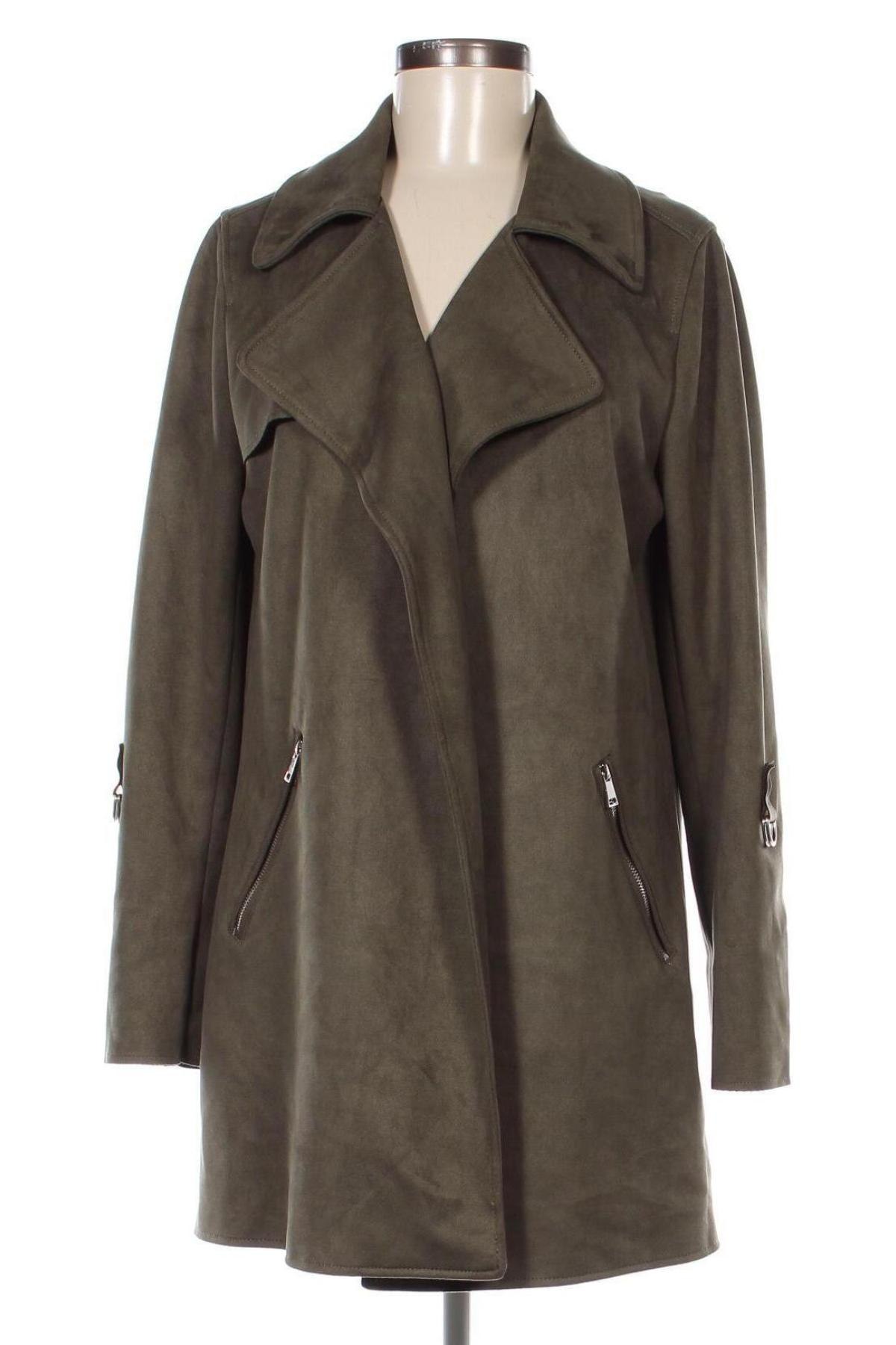 Дамско палто Orsay, Размер M, Цвят Зелен, Цена 21,12 лв.