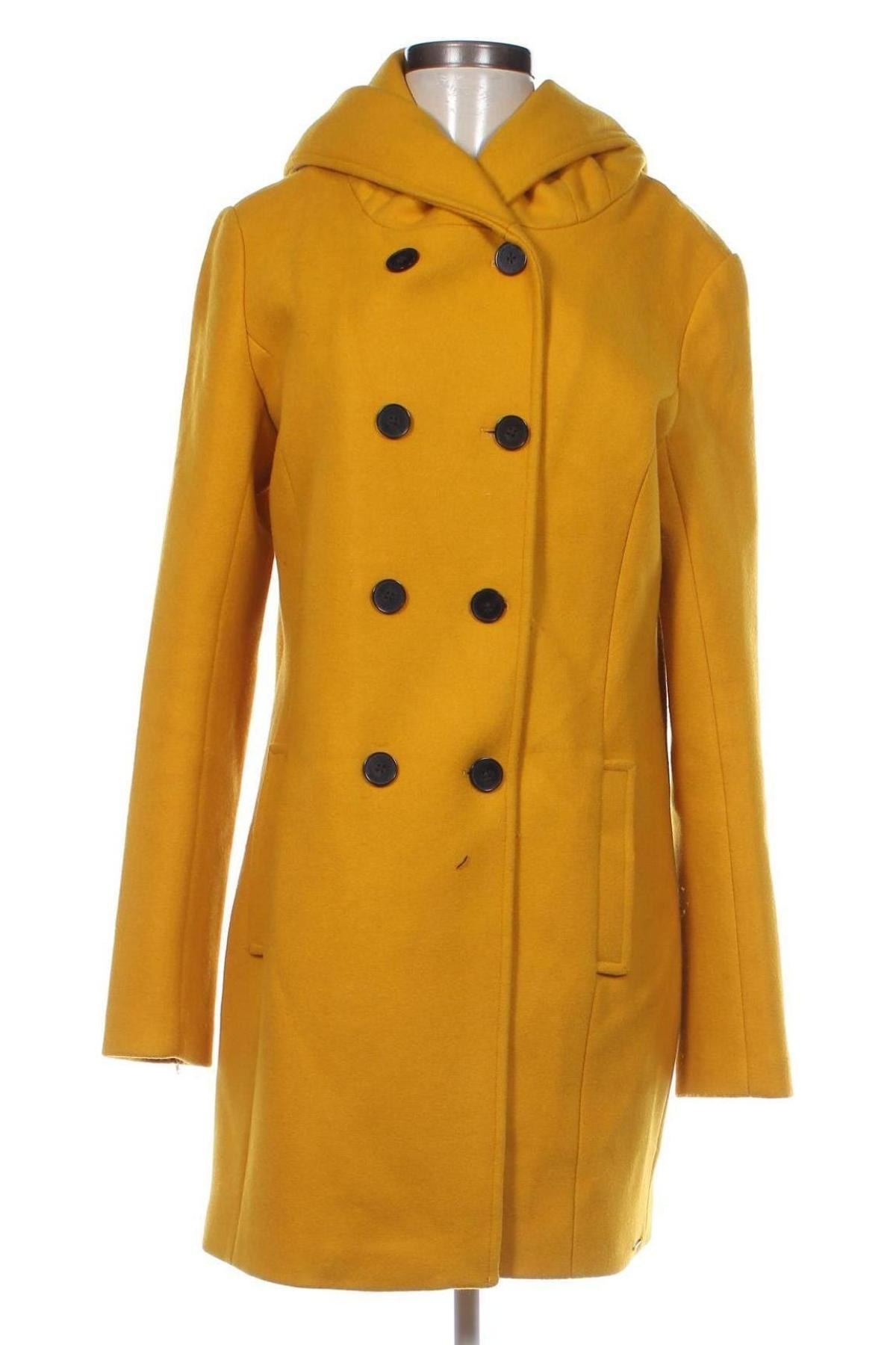 Γυναικείο παλτό S.Oliver, Μέγεθος M, Χρώμα Κίτρινο, Τιμή 34,38 €