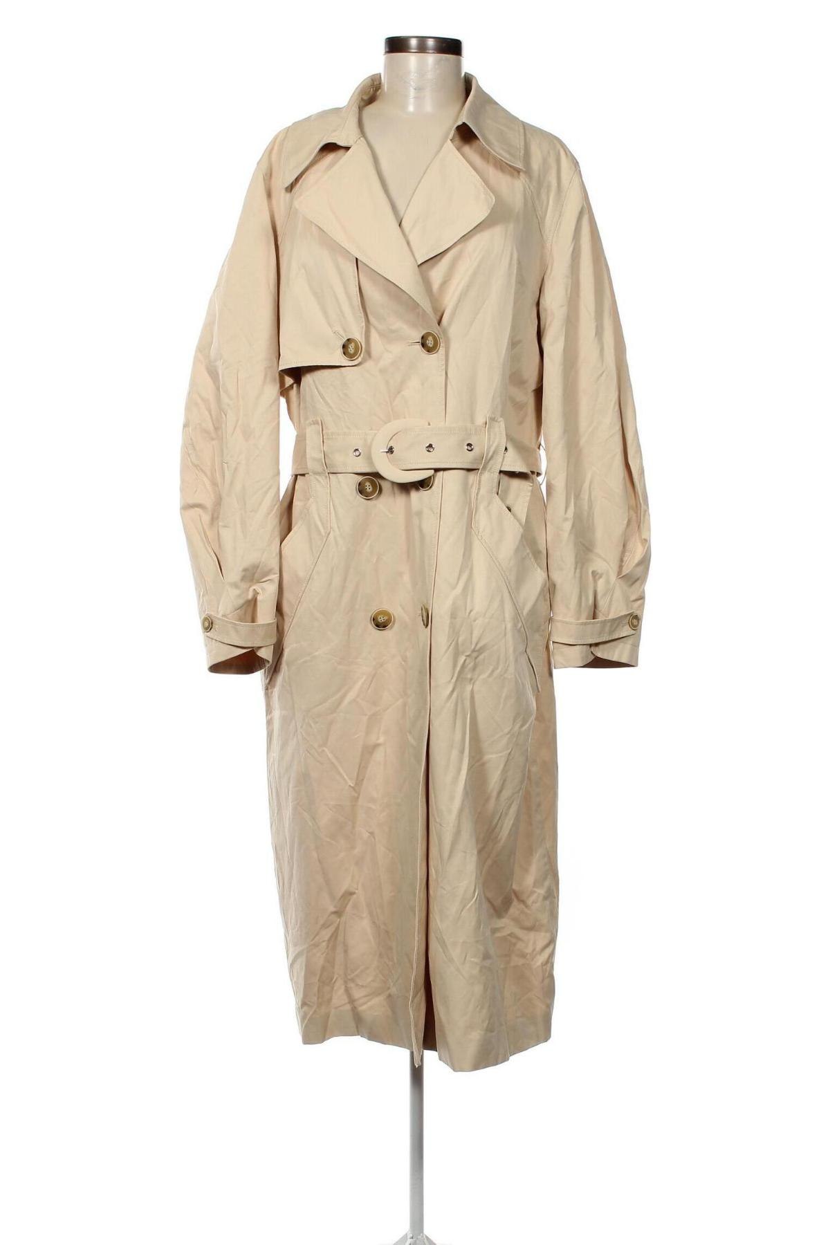 Γυναικείο παλτό S.Oliver, Μέγεθος L, Χρώμα Εκρού, Τιμή 33,40 €