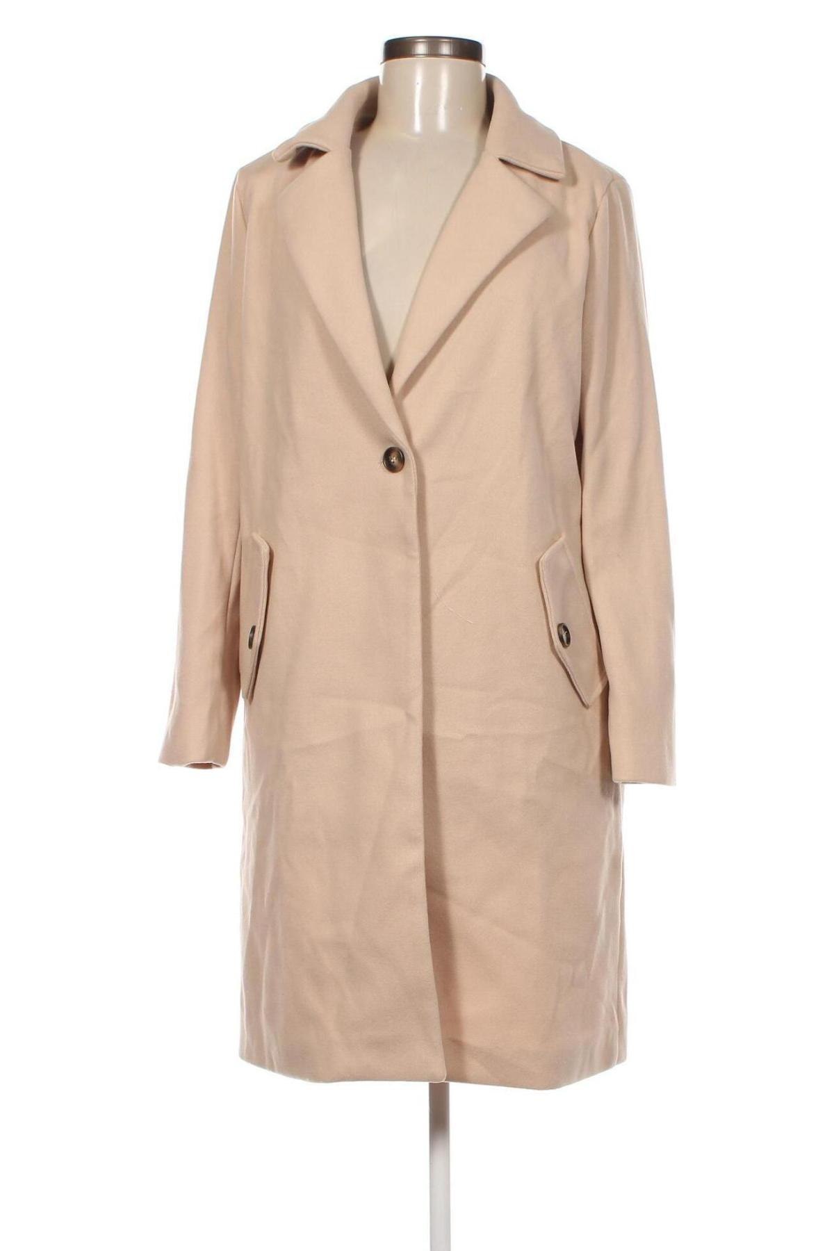 Palton de femei SHEIN, Mărime M, Culoare Bej, Preț 158,39 Lei
