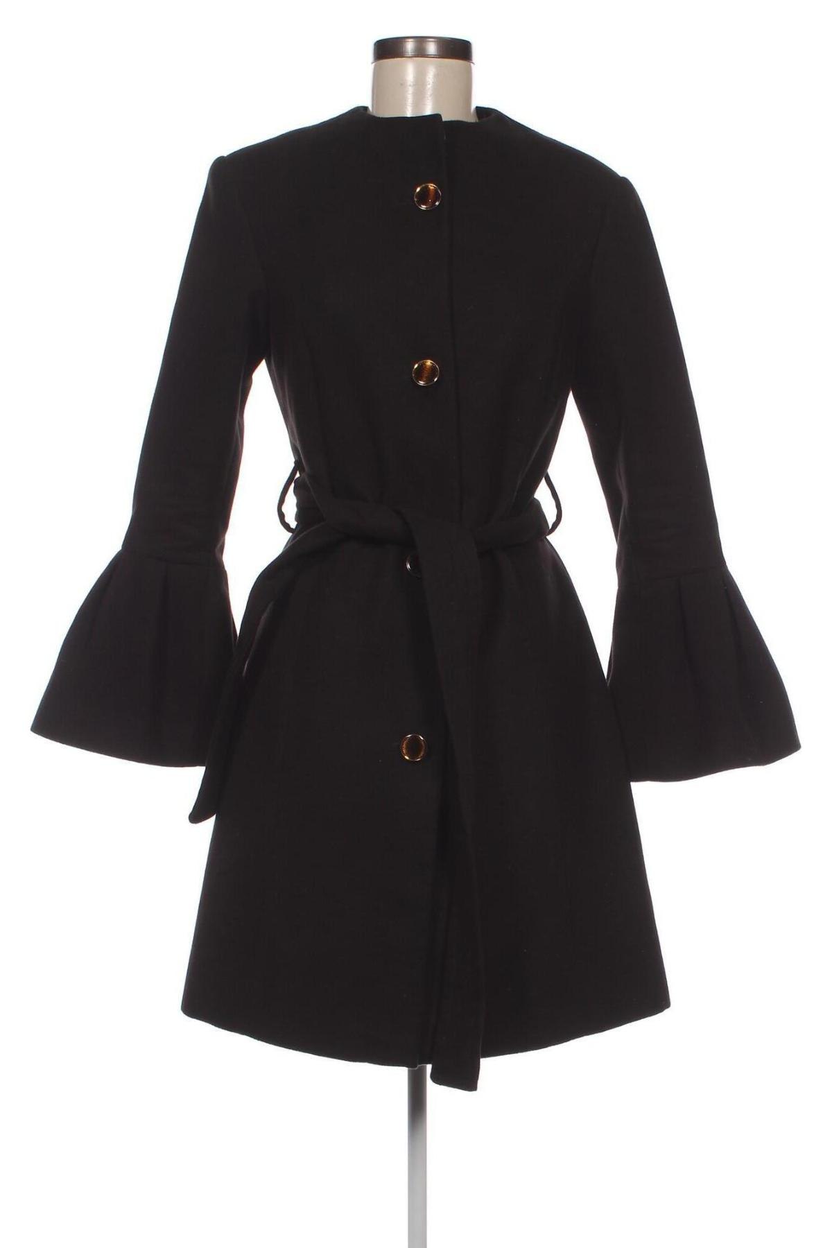 Γυναικείο παλτό Santana, Μέγεθος S, Χρώμα Μαύρο, Τιμή 26,98 €