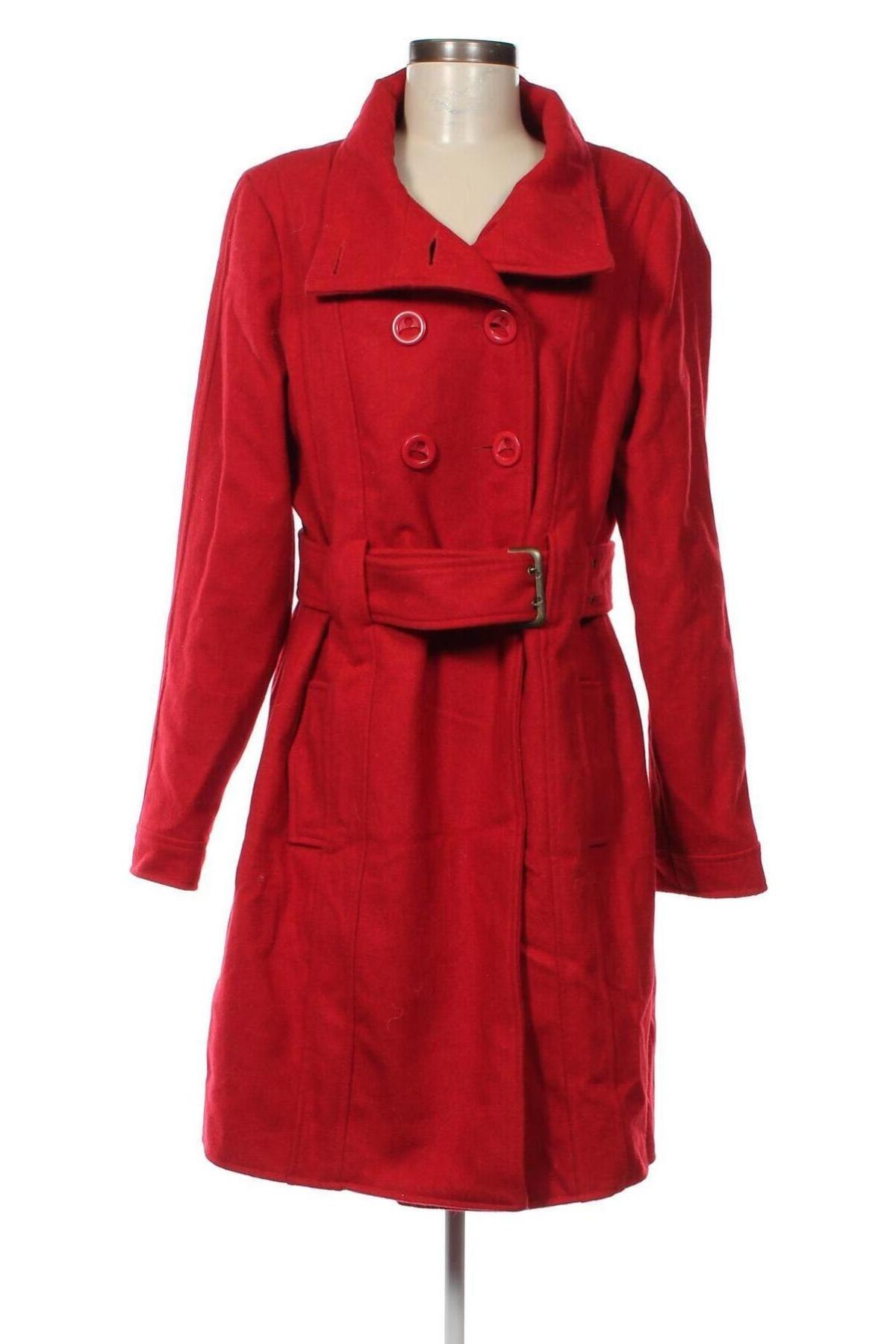 Γυναικείο παλτό Sara Kelly By Ellos, Μέγεθος M, Χρώμα Κόκκινο, Τιμή 12,58 €