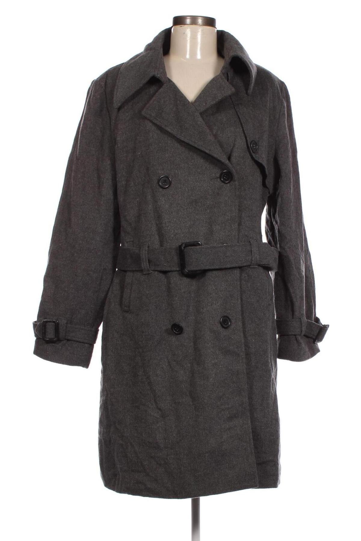 Γυναικείο παλτό Shades of Grey by Micah Cohen, Μέγεθος L, Χρώμα Γκρί, Τιμή 25,87 €