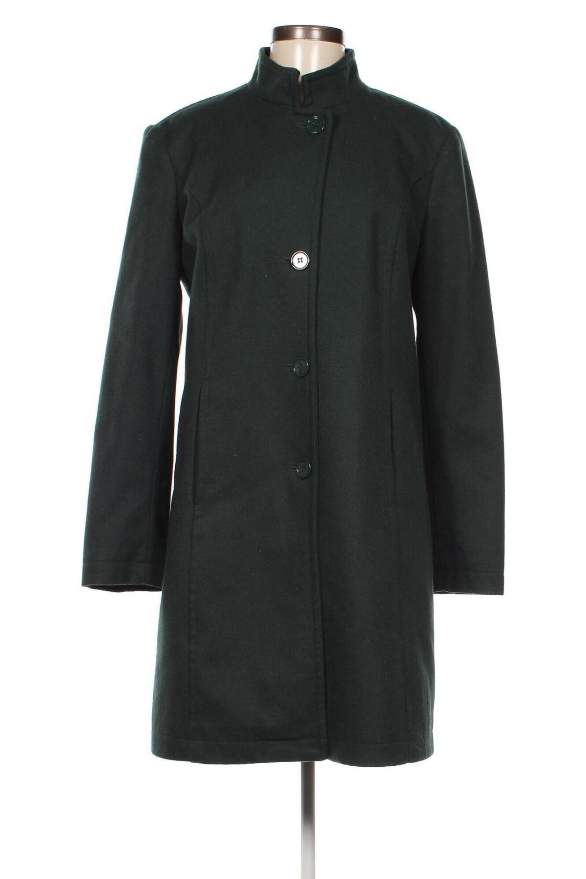 Γυναικείο παλτό Sisley, Μέγεθος L, Χρώμα Πράσινο, Τιμή 60,36 €