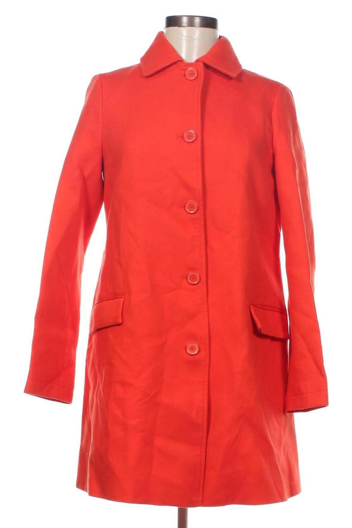 Γυναικείο παλτό United Colors Of Benetton, Μέγεθος M, Χρώμα Πορτοκαλί, Τιμή 123,71 €