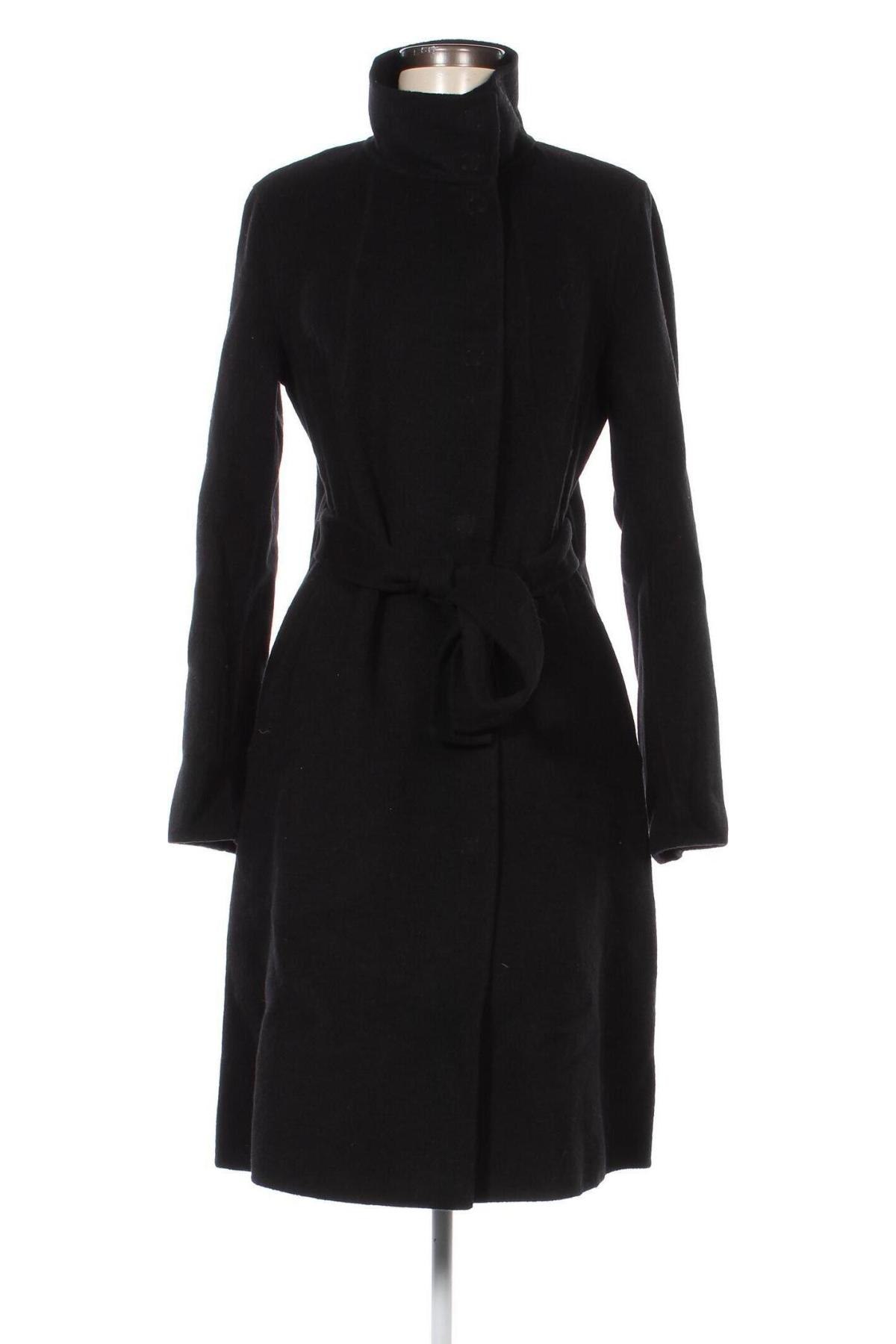 Γυναικείο παλτό United Colors Of Benetton, Μέγεθος M, Χρώμα Μαύρο, Τιμή 97,30 €
