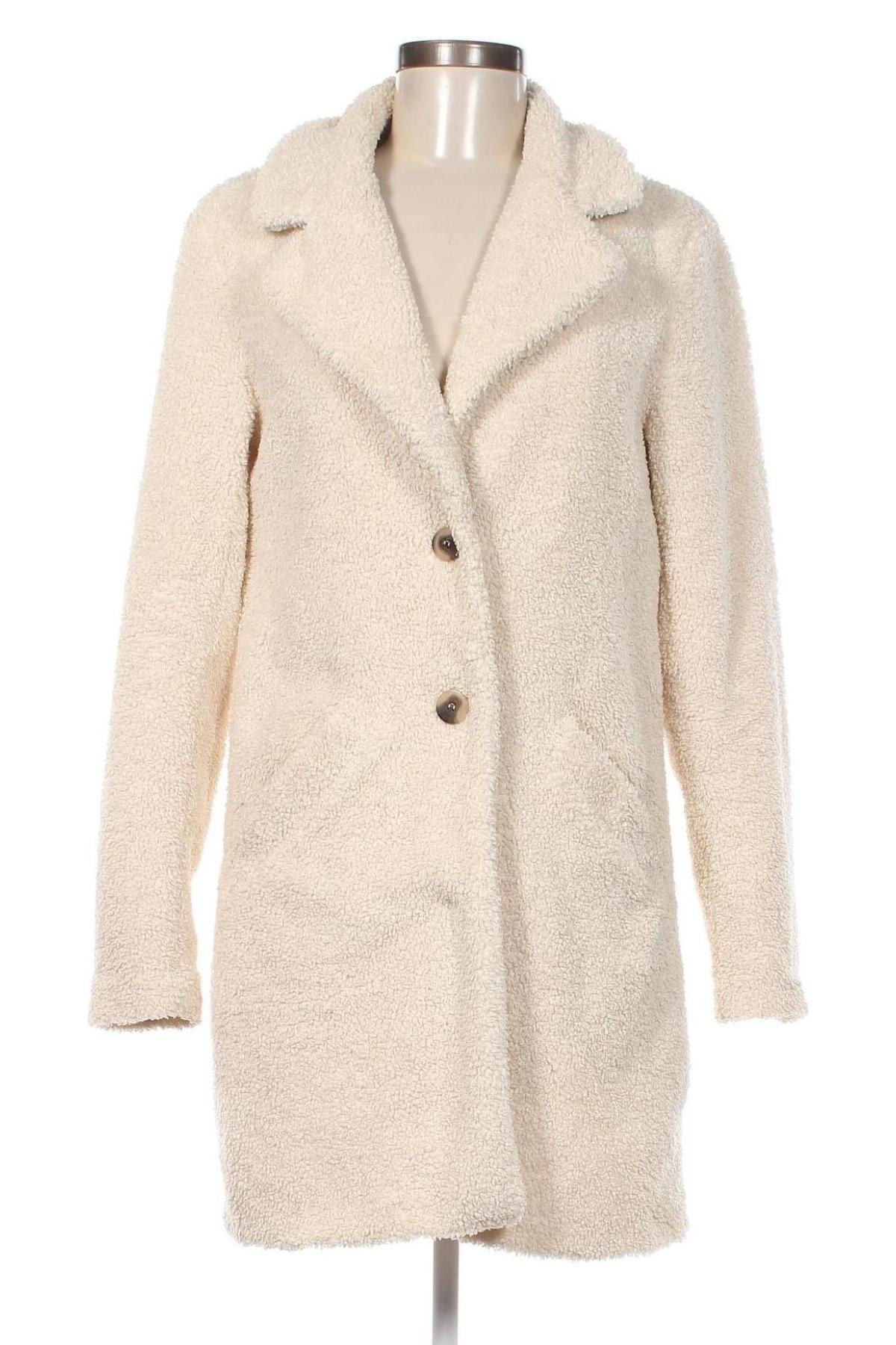 Γυναικείο παλτό VILA, Μέγεθος M, Χρώμα Λευκό, Τιμή 17,35 €