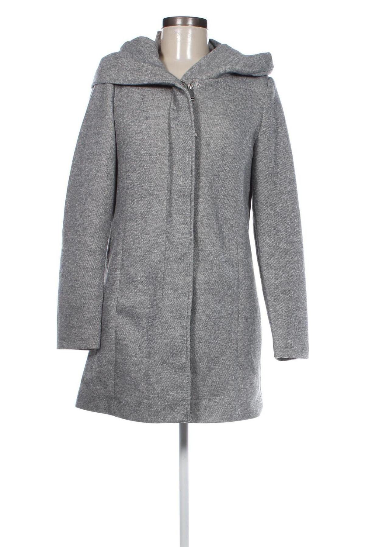 Дамско палто Vero Moda, Размер M, Цвят Сив, Цена 59,52 лв.