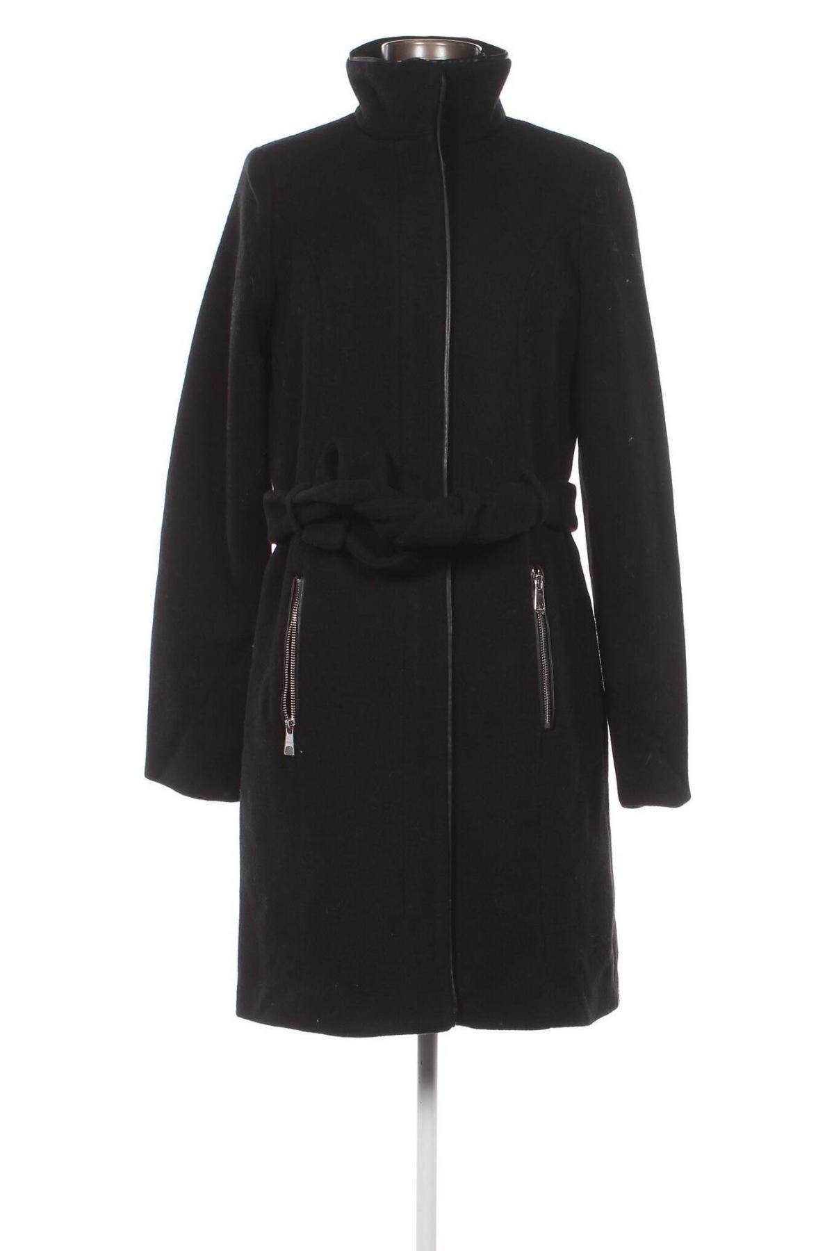 Дамско палто Vero Moda, Размер S, Цвят Черен, Цена 49,60 лв.