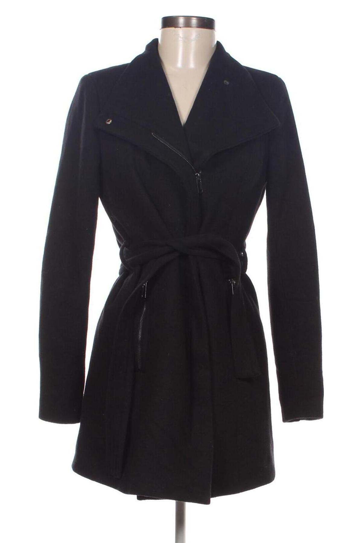 Дамско палто Vero Moda, Размер XS, Цвят Черен, Цена 55,00 лв.