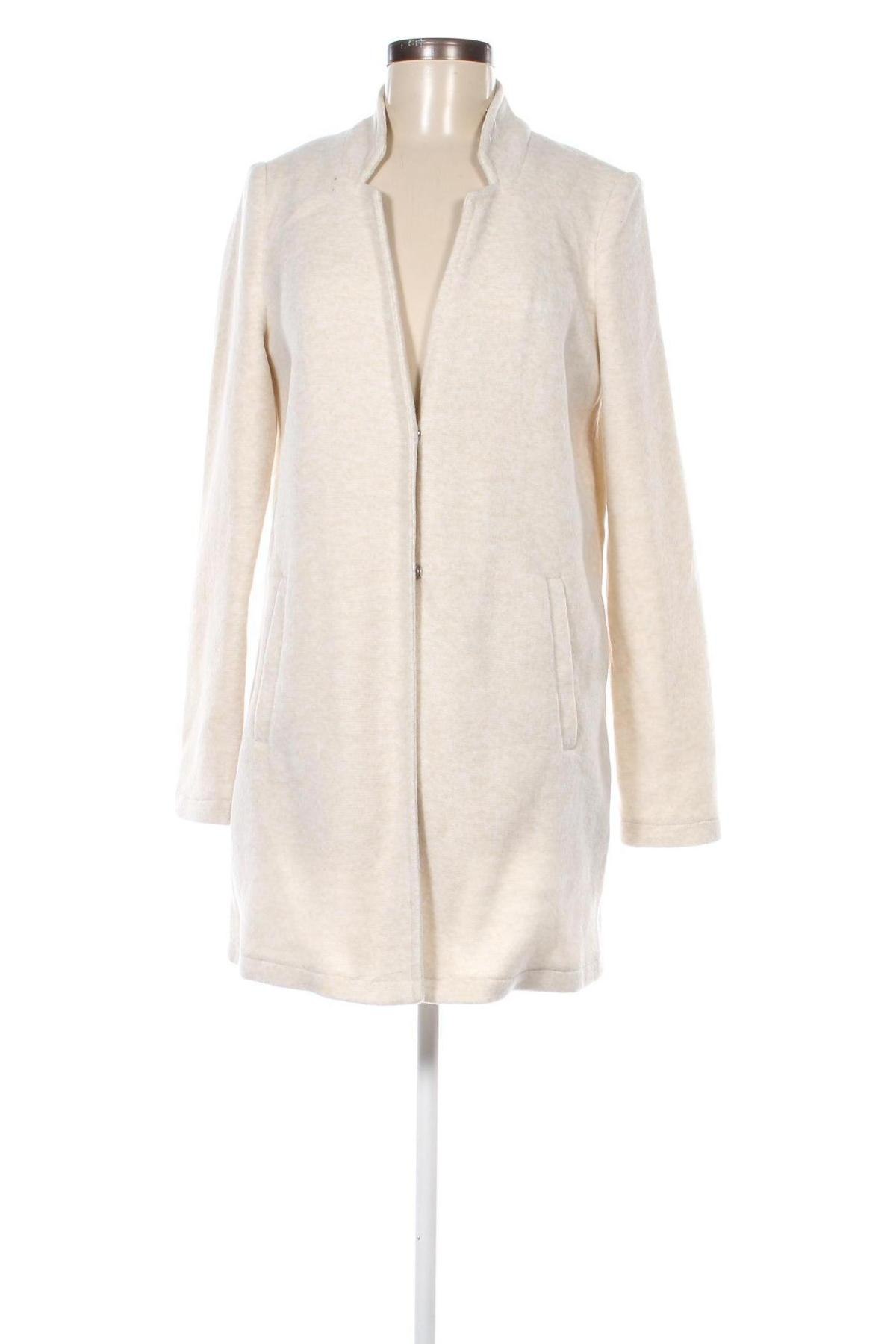 Γυναικείο παλτό Vero Moda, Μέγεθος S, Χρώμα Εκρού, Τιμή 32,60 €