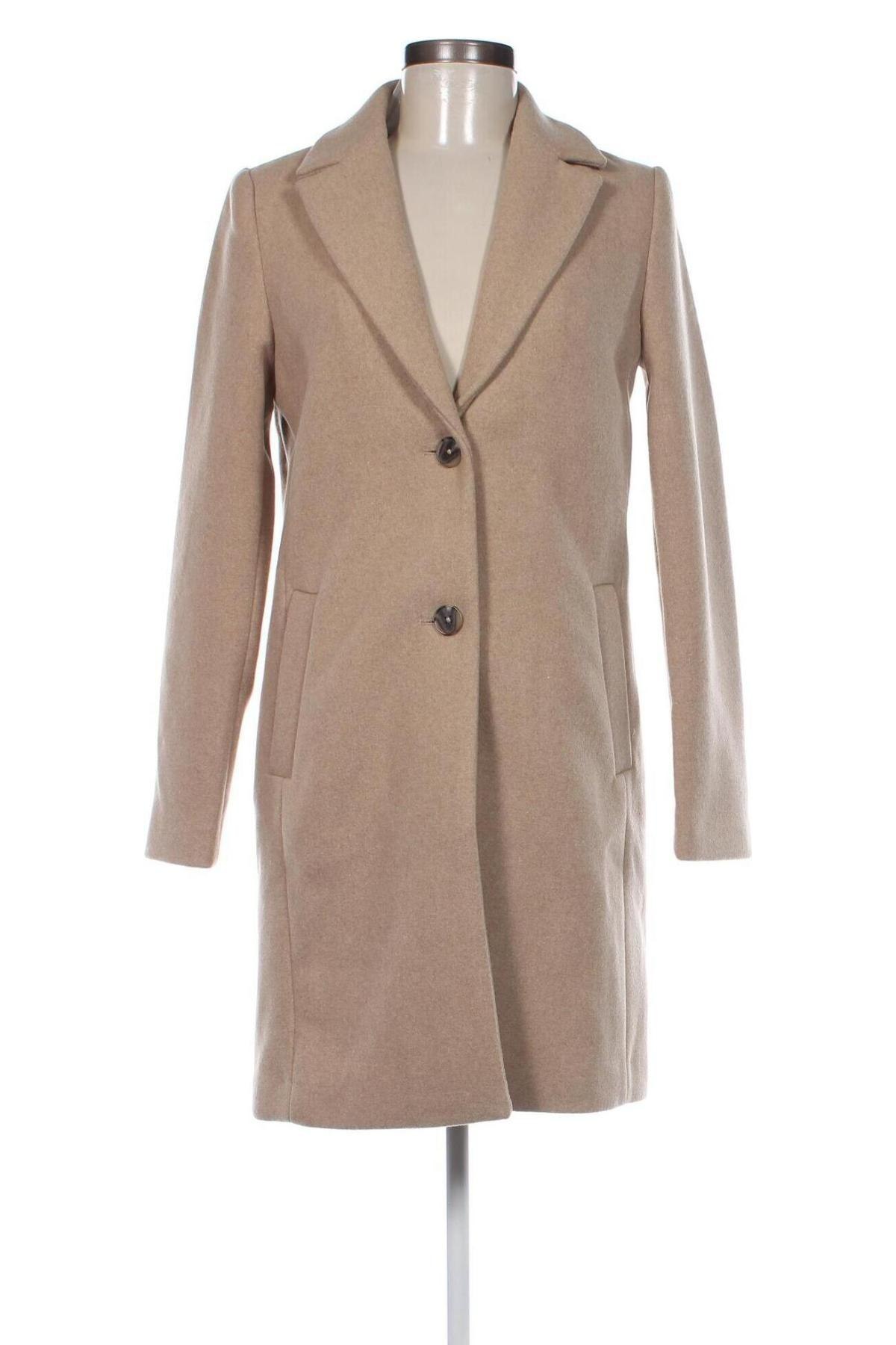 Дамско палто WE, Размер XS, Цвят Бежов, Цена 82,56 лв.
