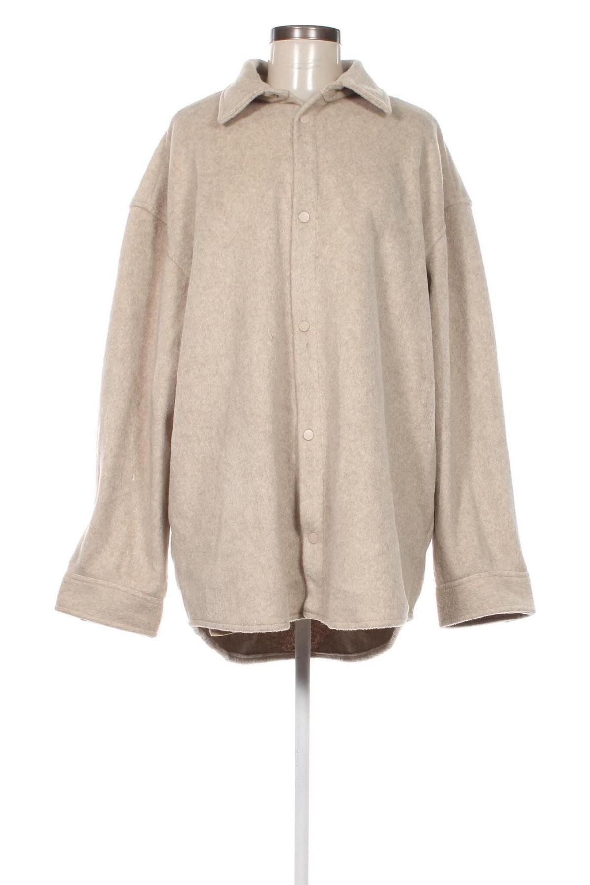 Γυναικείο παλτό Weekday, Μέγεθος M, Χρώμα  Μπέζ, Τιμή 53,94 €