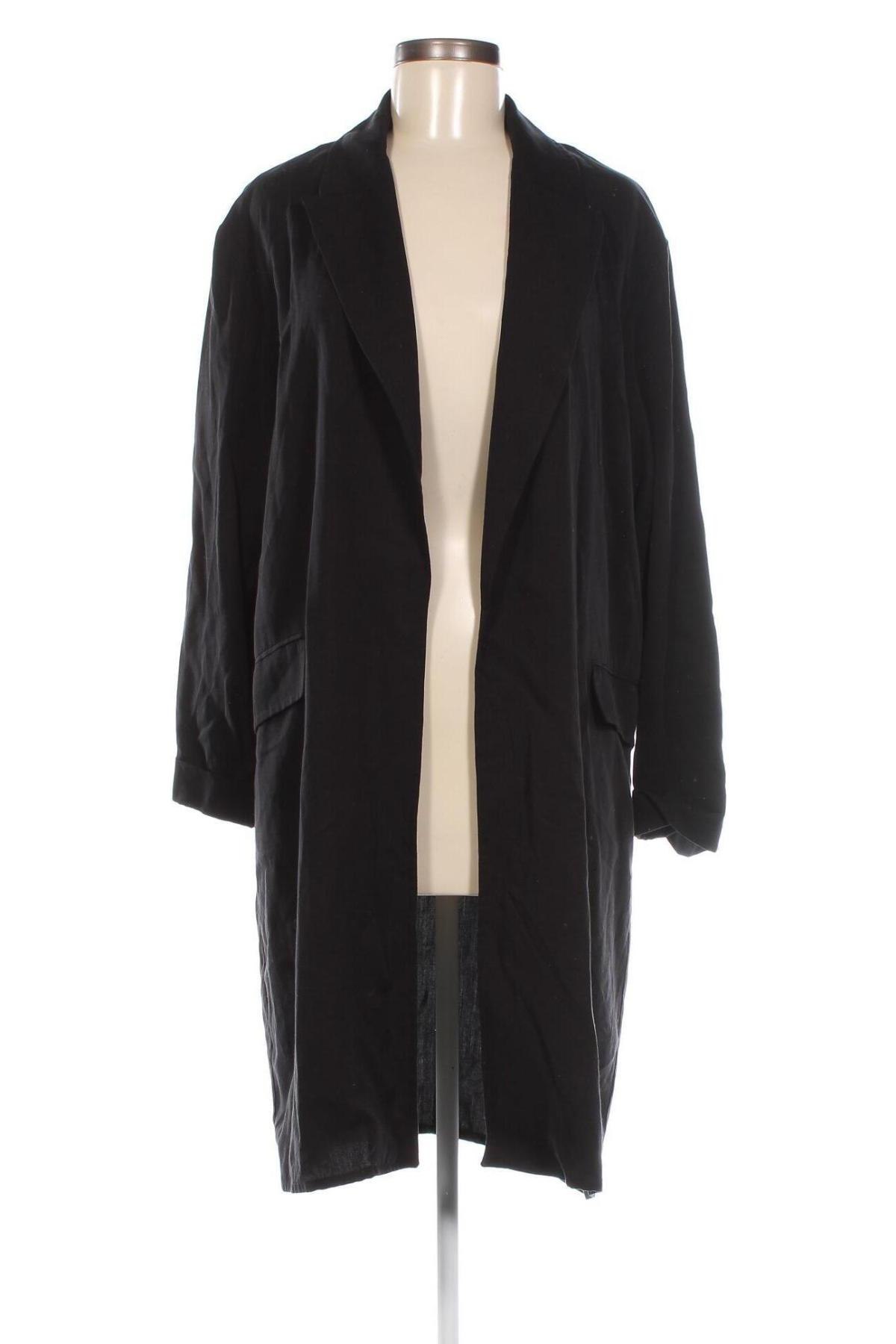 Palton de femei Zara, Mărime S, Culoare Negru, Preț 61,18 Lei