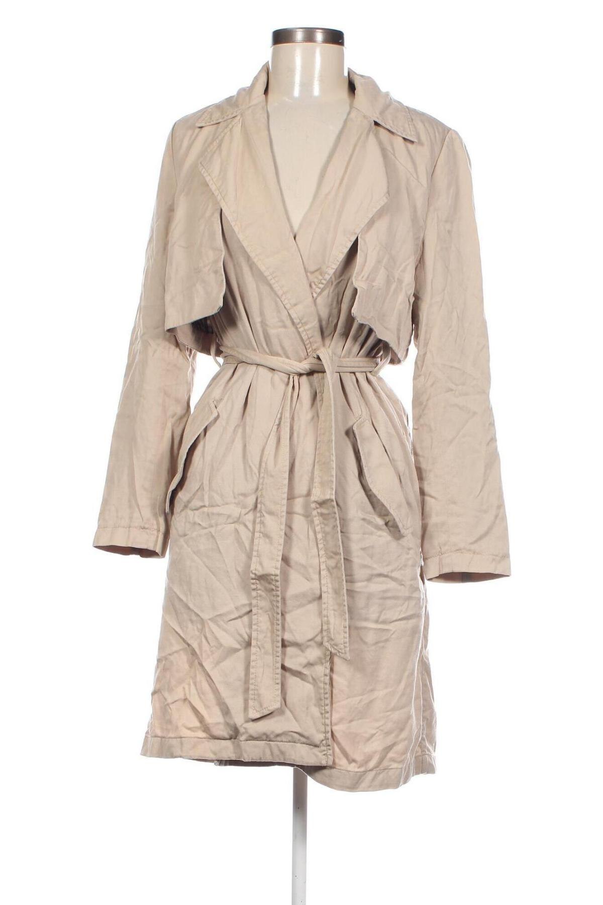 Dámský kabát  Zara, Velikost S, Barva Béžová, Cena  877,00 Kč
