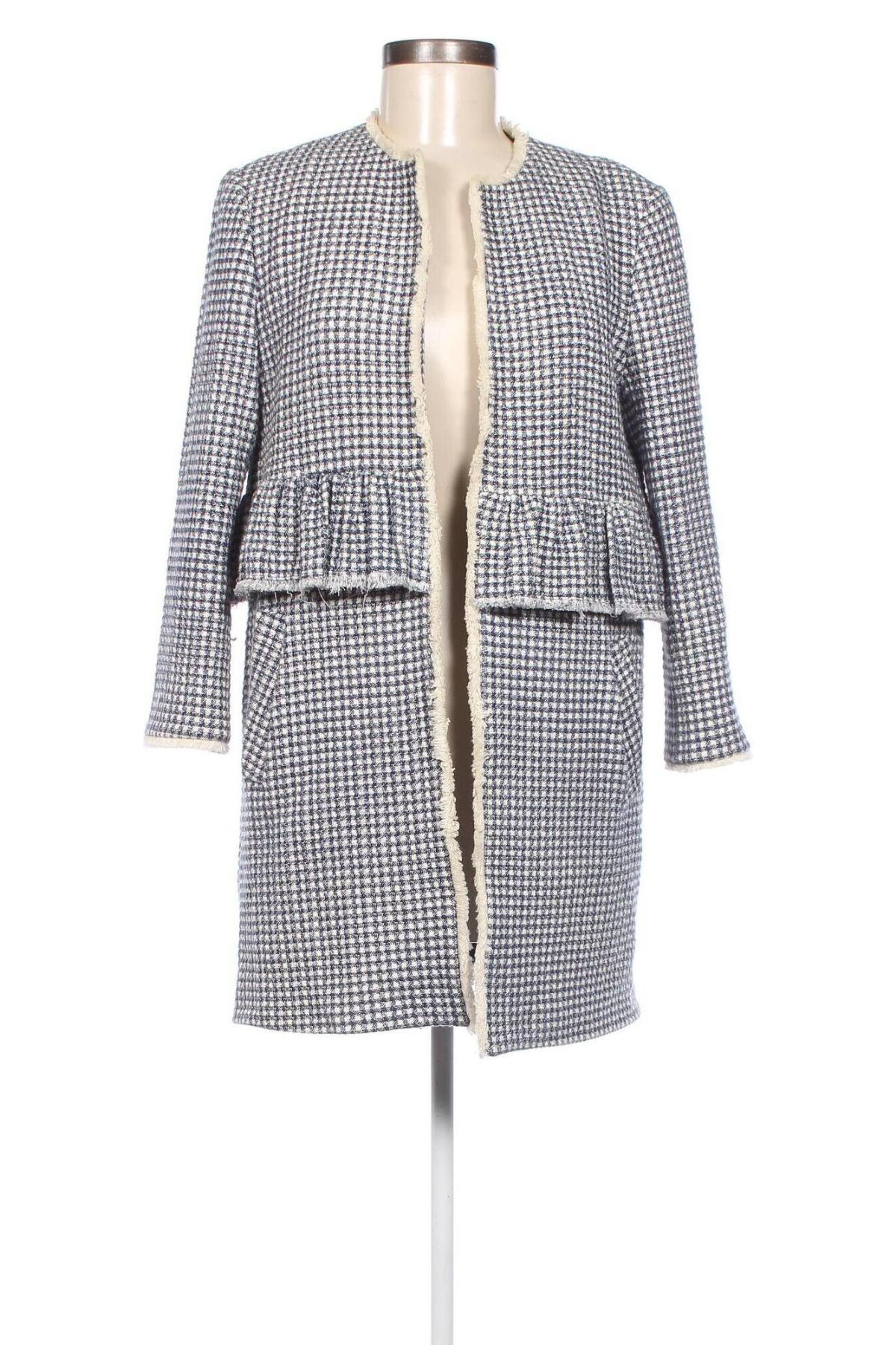 Dámský kabát  Zara, Velikost M, Barva Modrá, Cena  618,00 Kč