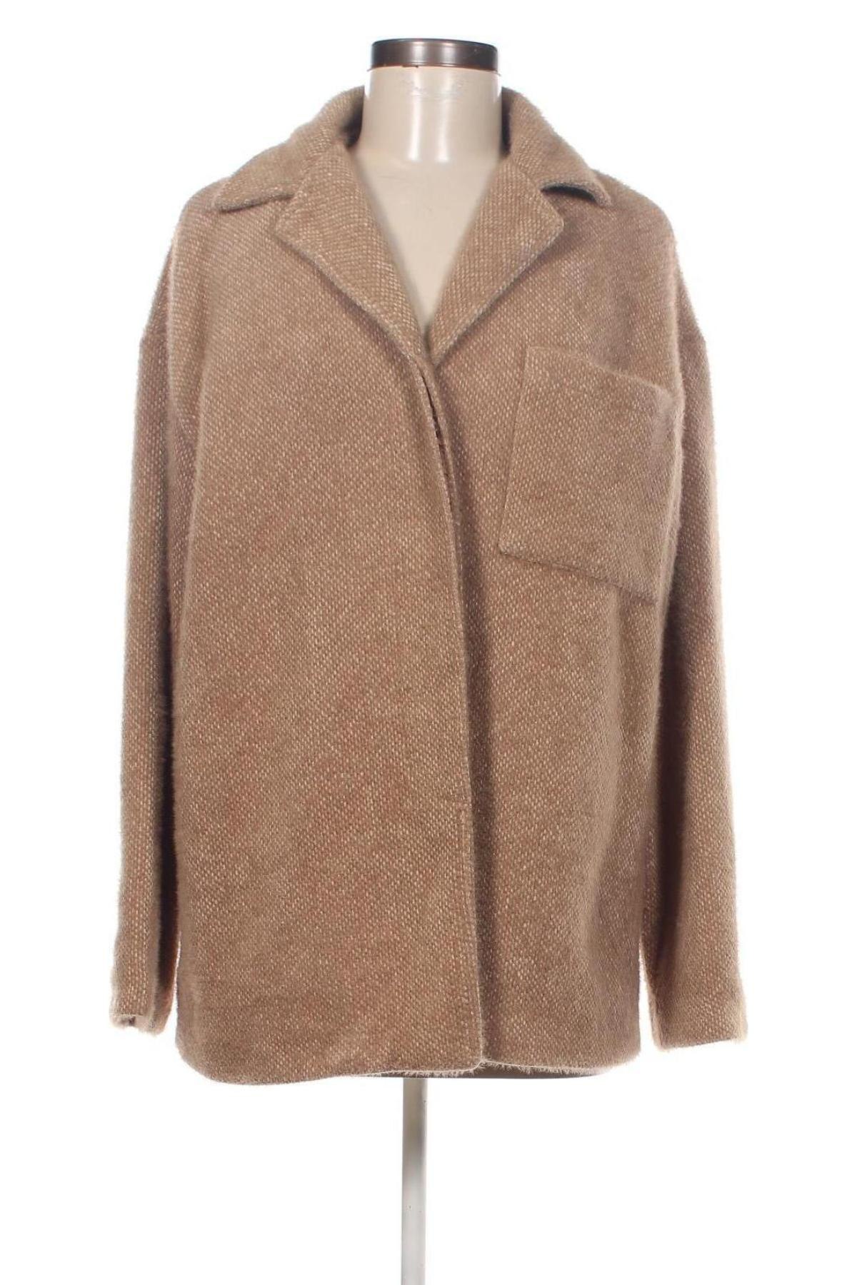 Дамско палто Zwillingsherz, Размер S, Цвят Кафяв, Цена 42,66 лв.