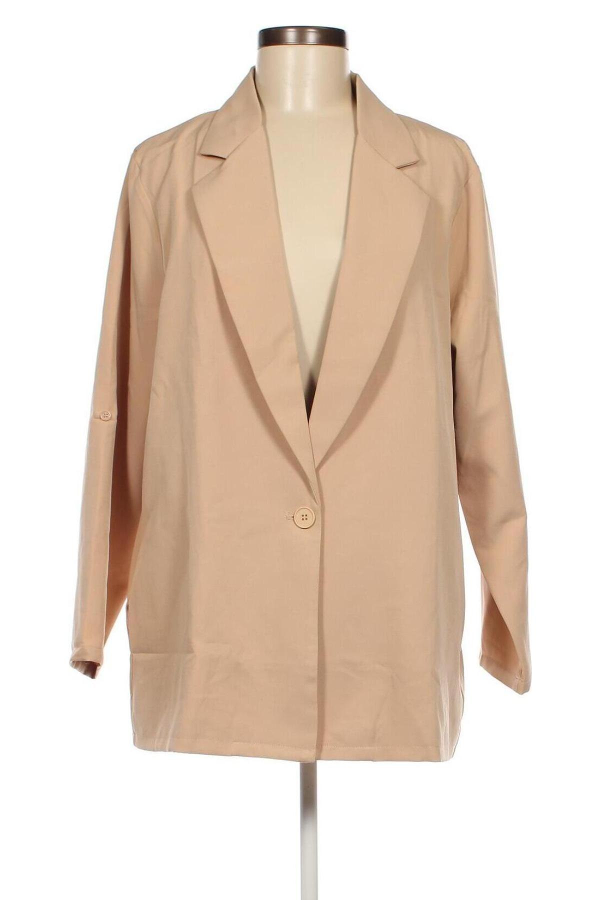 Γυναικείο σακάκι, Μέγεθος XL, Χρώμα  Μπέζ, Τιμή 24,17 €
