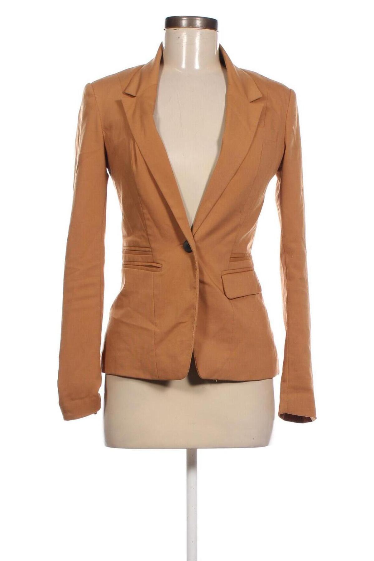 Damen Blazer Bershka, Größe S, Farbe Beige, Preis € 18,90