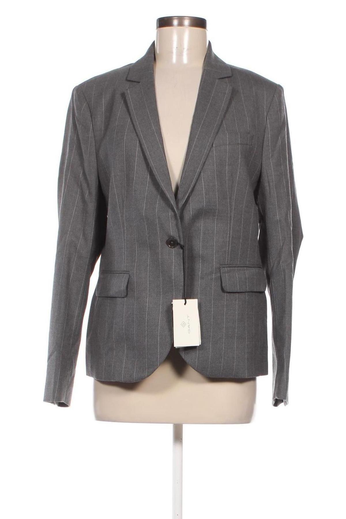 Γυναικείο σακάκι Gant, Μέγεθος XL, Χρώμα Γκρί, Τιμή 181,00 €