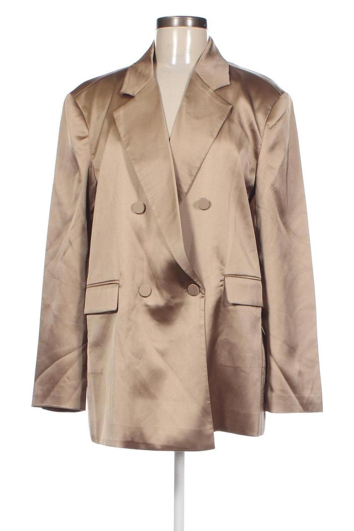 Γυναικείο σακάκι Guido Maria Kretschmer for About You, Μέγεθος XL, Χρώμα  Μπέζ, Τιμή 22,60 €