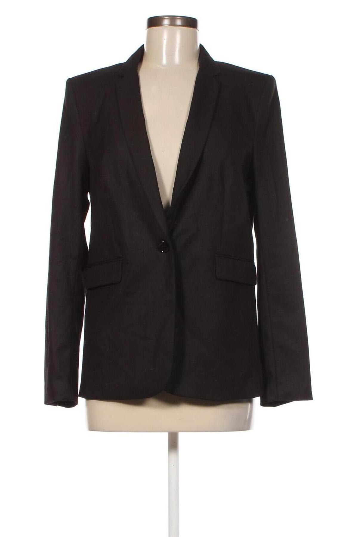 Γυναικείο σακάκι H&M, Μέγεθος M, Χρώμα Μαύρο, Τιμή 9,53 €