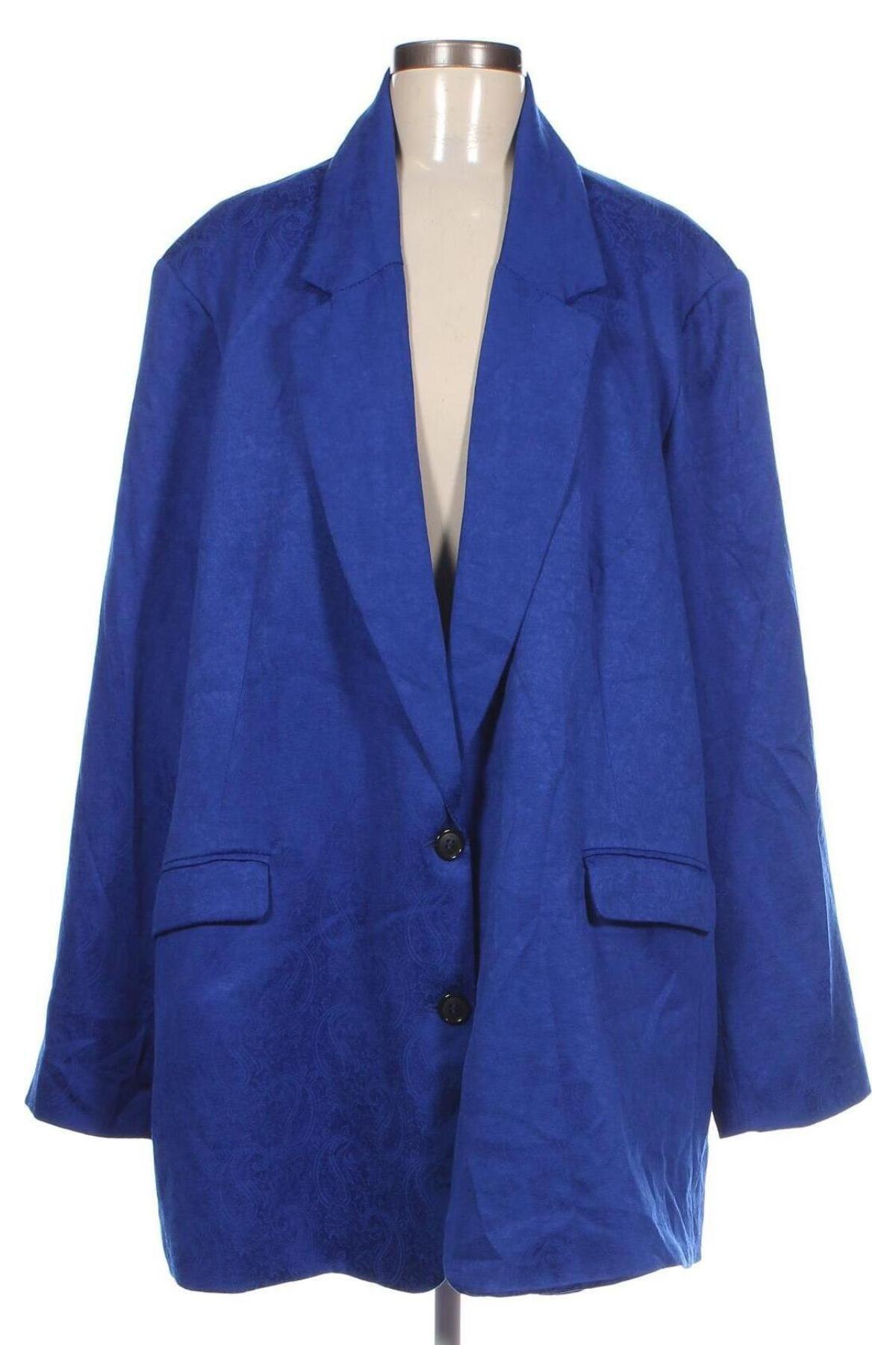 Γυναικείο σακάκι Kiabi, Μέγεθος 3XL, Χρώμα Μπλέ, Τιμή 27,22 €