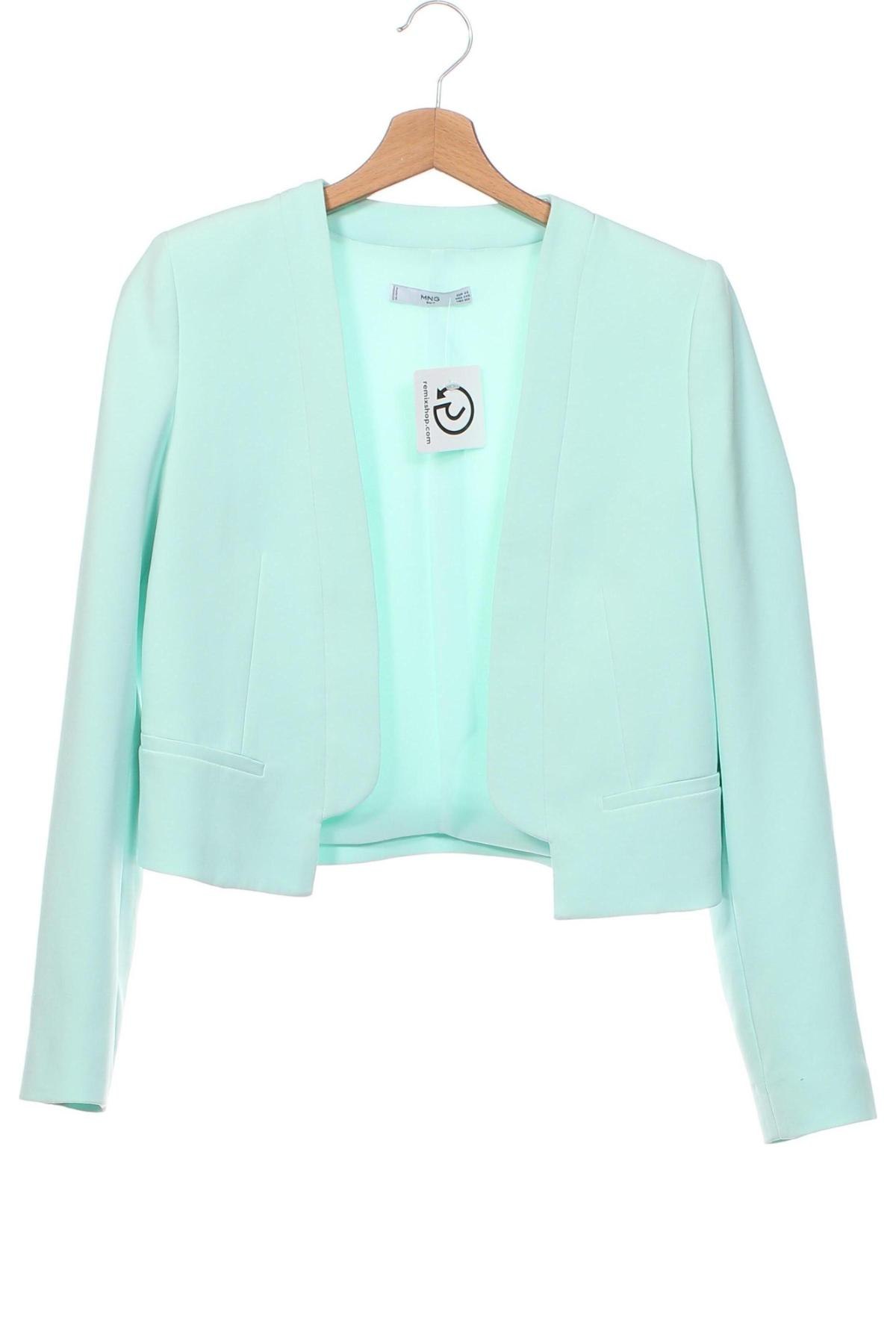 Damen Blazer Mango, Größe XS, Farbe Grün, Preis € 28,00