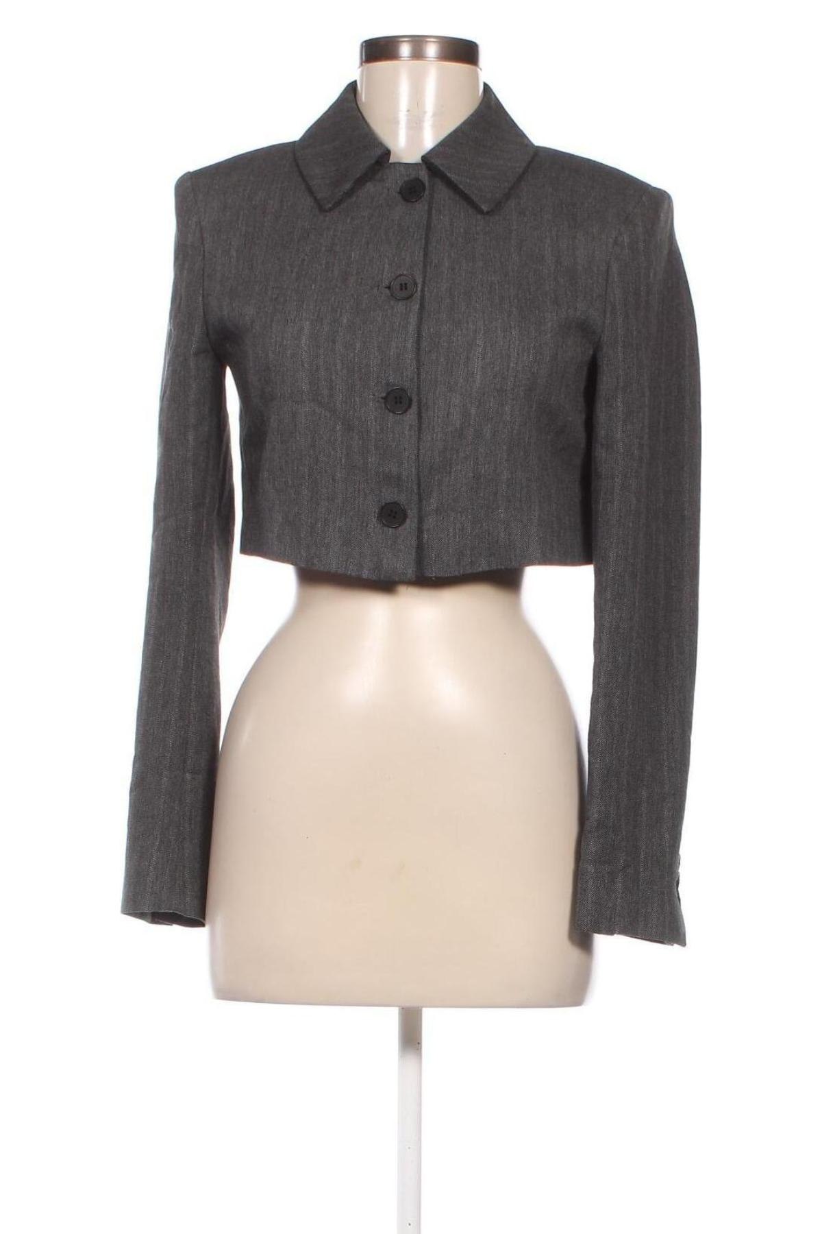 Damen Blazer Zara, Größe S, Farbe Grau, Preis 15,96 €
