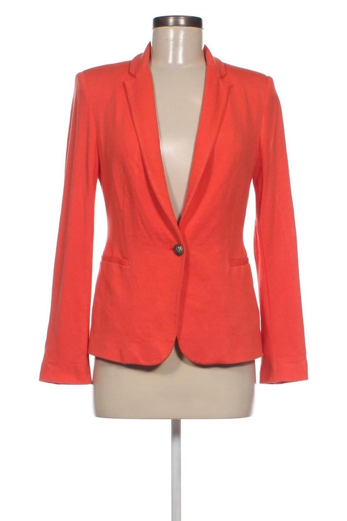 Дамско сако Zara, Размер M, Цвят Оранжев, Цена 31,10 лв.