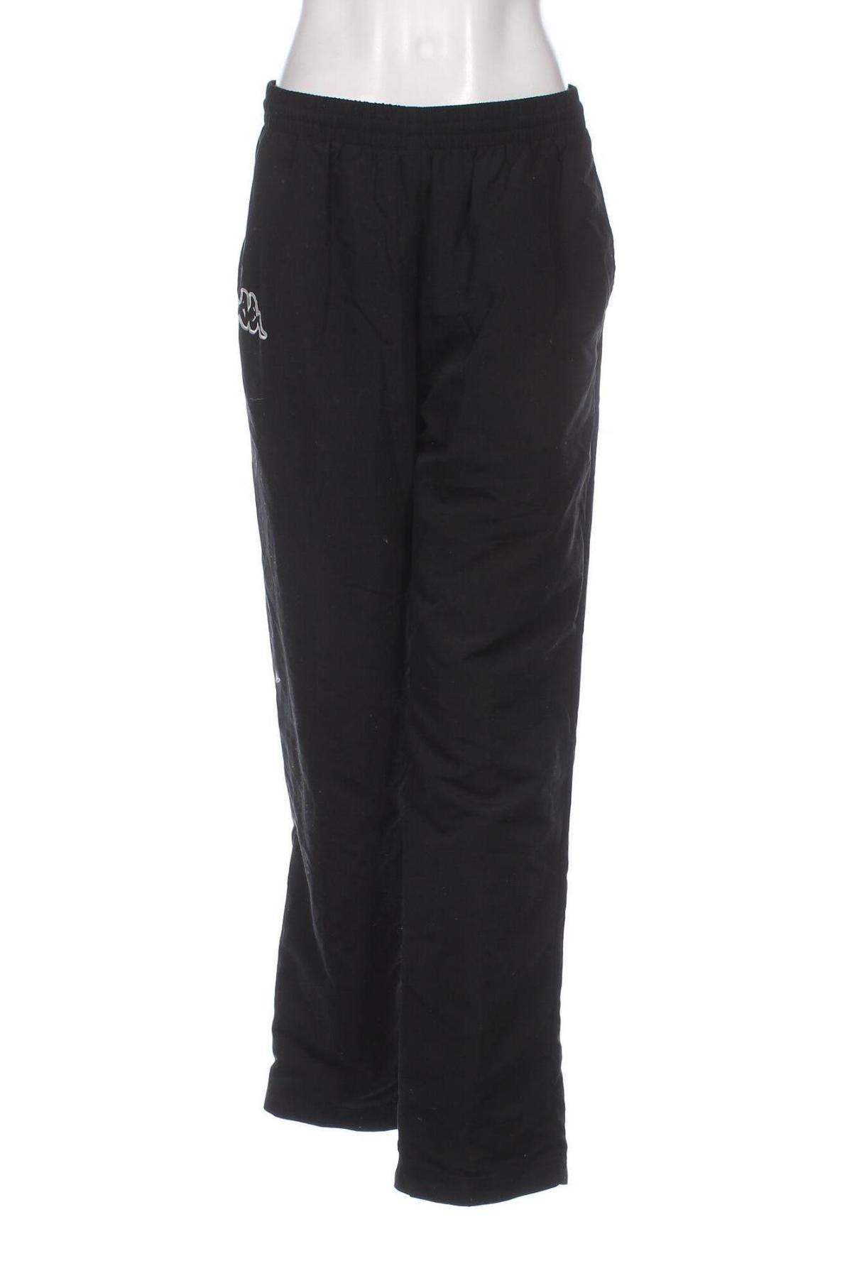 Γυναικείο αθλητικό παντελόνι Kappa, Μέγεθος L, Χρώμα Μαύρο, Τιμή 16,70 €