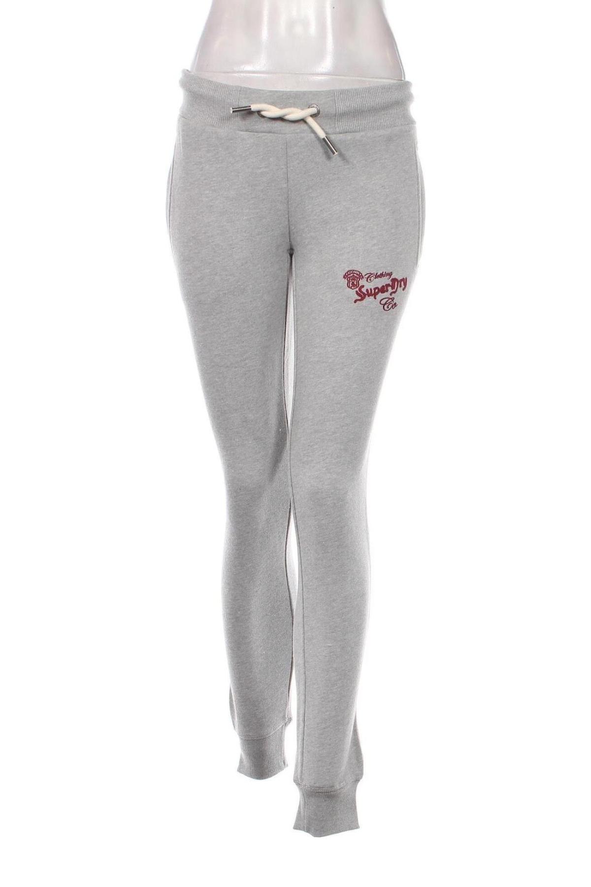 Γυναικείο αθλητικό παντελόνι Superdry, Μέγεθος S, Χρώμα Γκρί, Τιμή 18,14 €